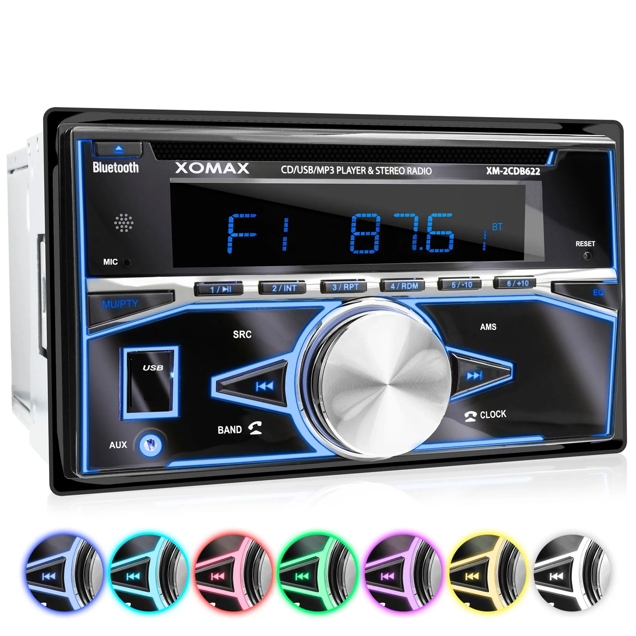 XOMAX XM-R280 Autoradio mit Bluetooth Freisprecheinrichtung, 2