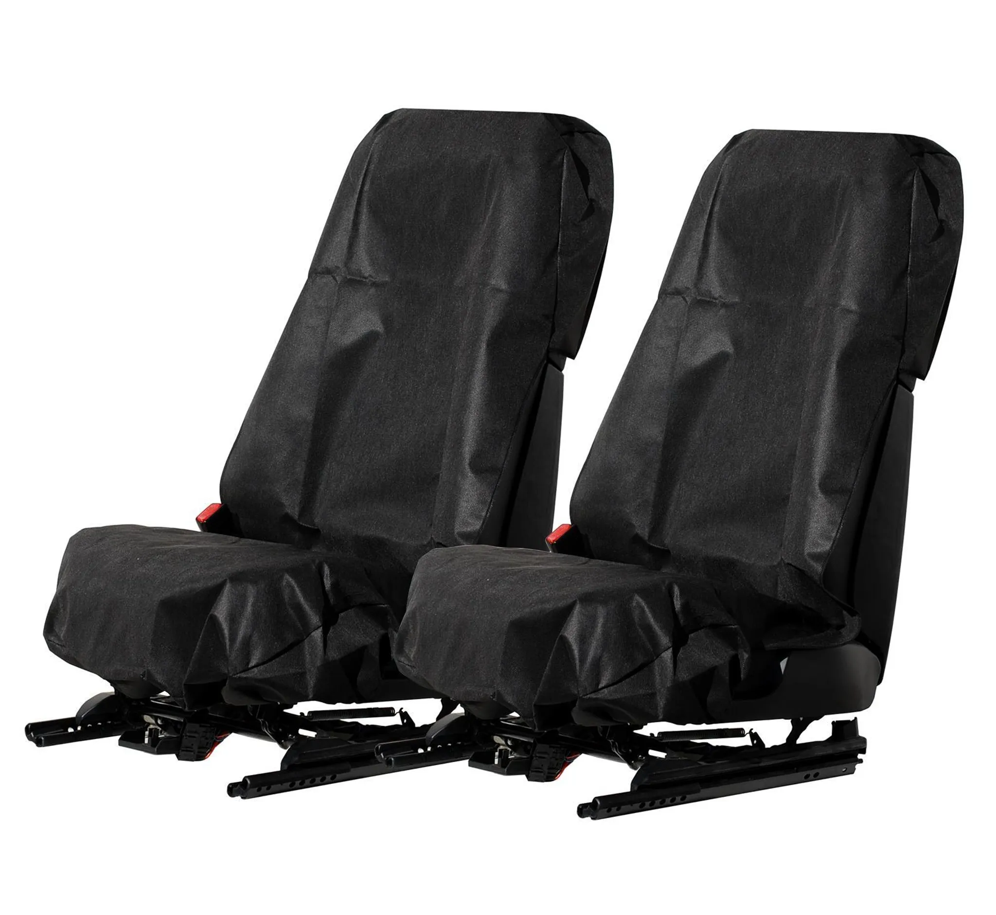 2x Werkstatt Sitzschoner Werkstatt Sitzbezug schwarz Airbag geeignet  Kunstleder