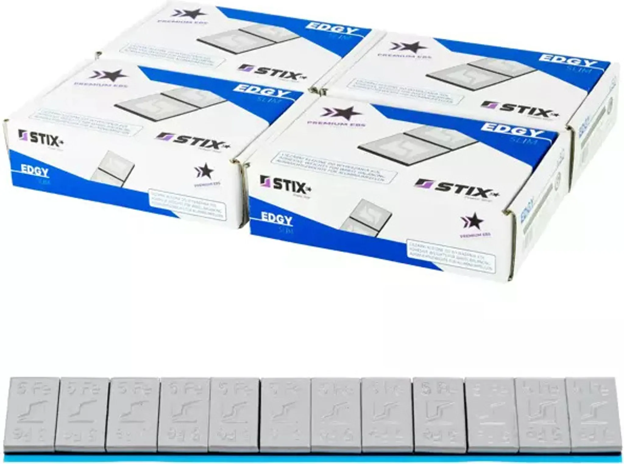 Klebegewichte Zum Auswuchten – 12x5g Streifen (60g), 3kg Oder 6kg Packung, 50 Oder 100 Stück, Von Auswuchtwelt