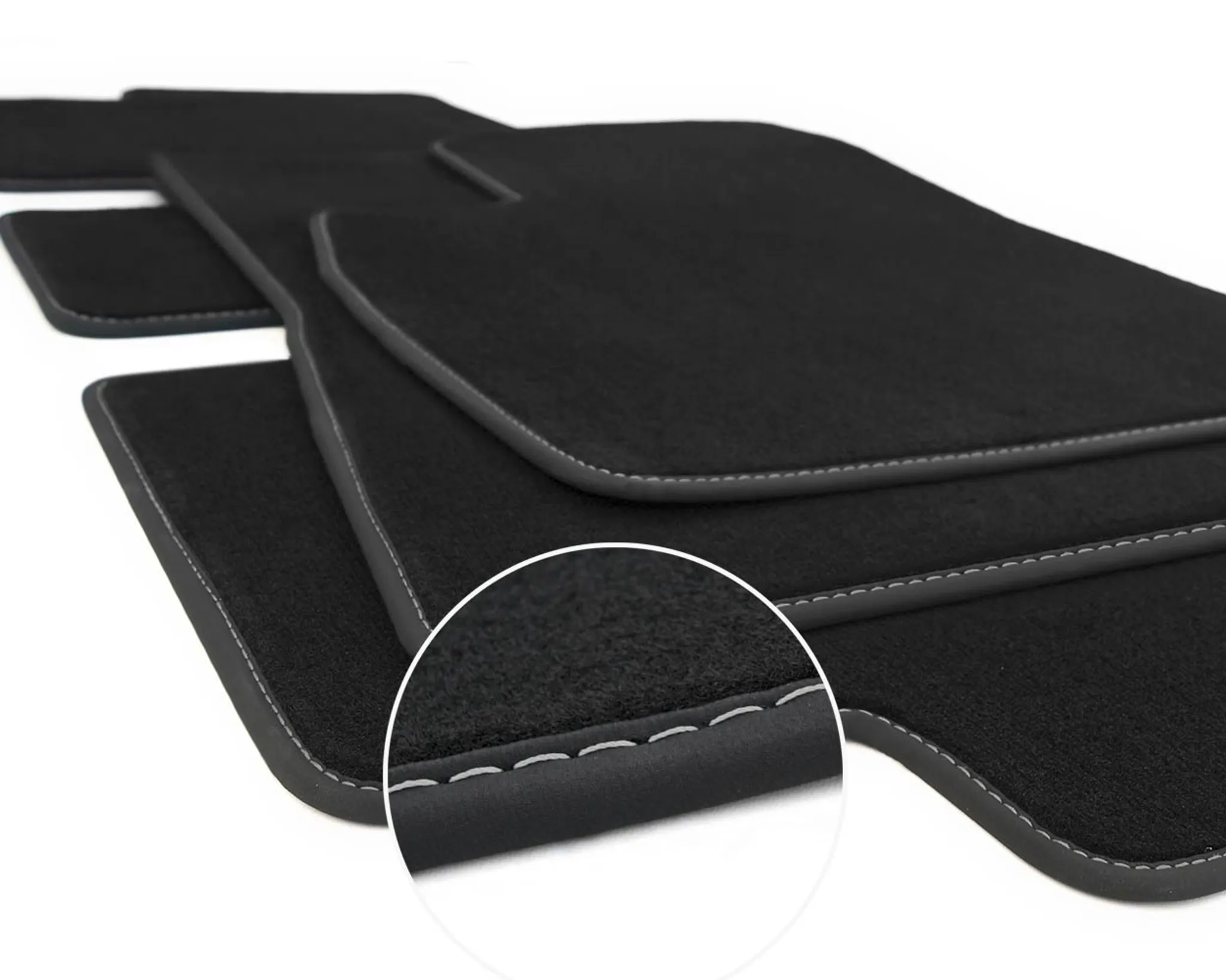 kh Teile Fußmatten passend für Golf 6 Cabrio Premium Velours