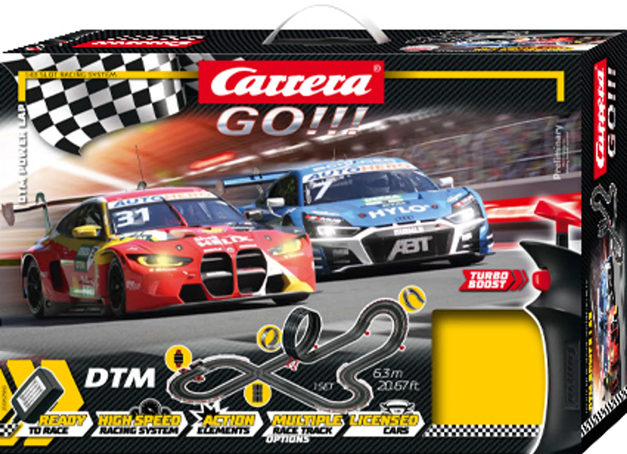 Carrera GO!!! - DTM Power Lap 62560