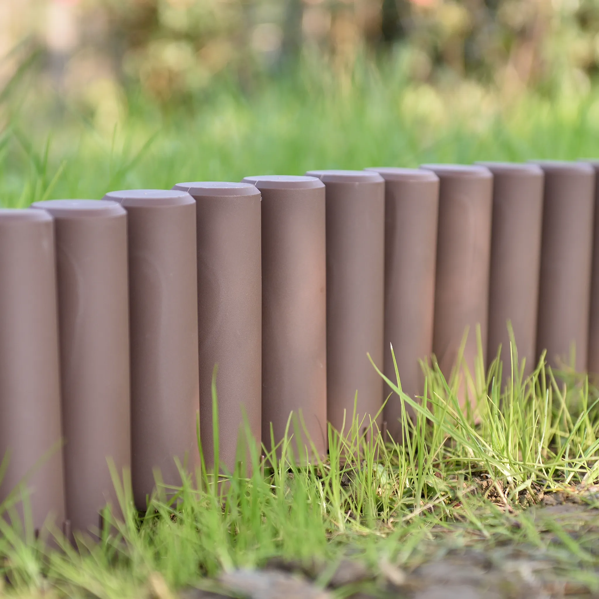 GARDENIX - Bordo per aiuole, Effetto Legno, 2,5 m Verde