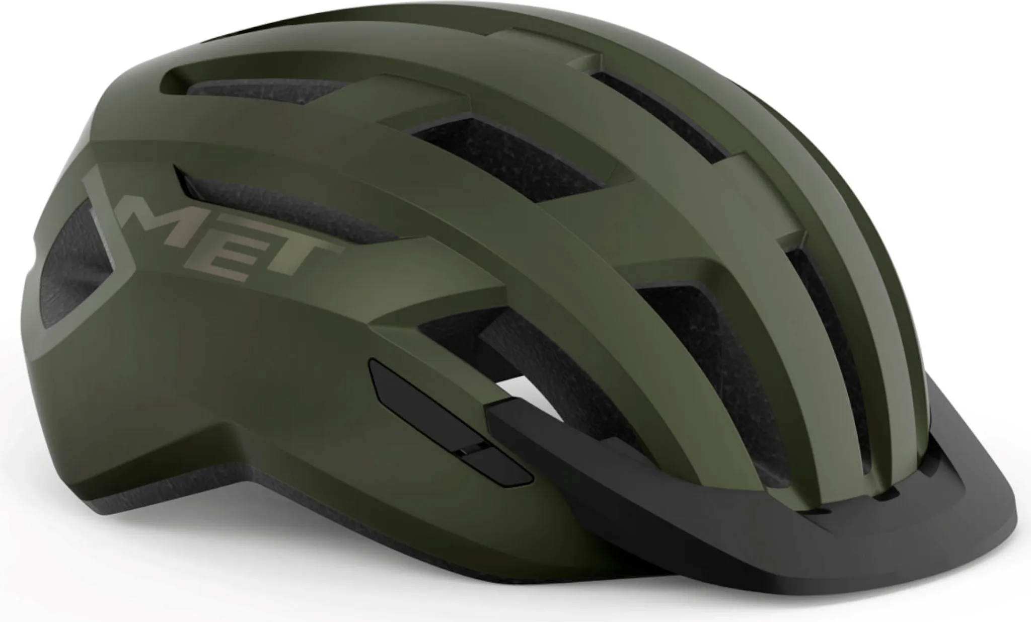 Casque de vélo MET Allroad - Blanc/Mat - Taille M - Visière amovible