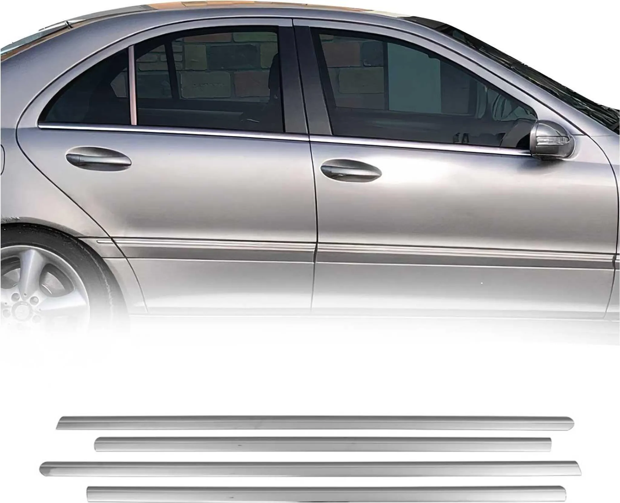 Fensterleisten Zierleisten Für Ford Mondeo Mk4 200 Produktbild-Vorschau 9