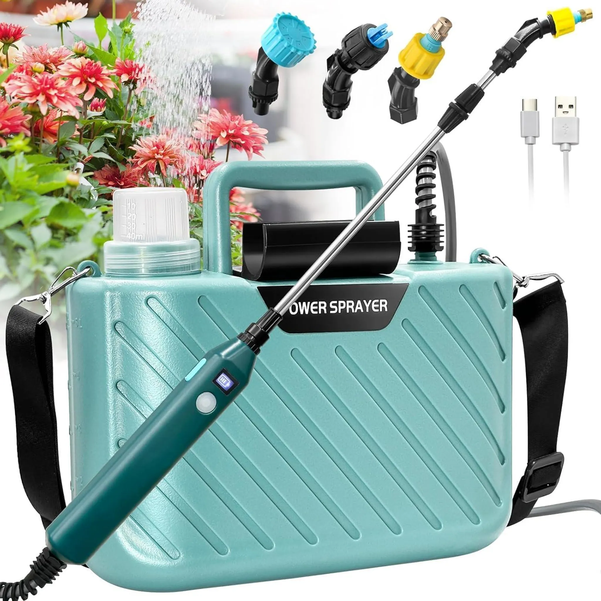 Drucksprüher, Sprühgerät, 5L Unkrautspritze, Pumpsprüher