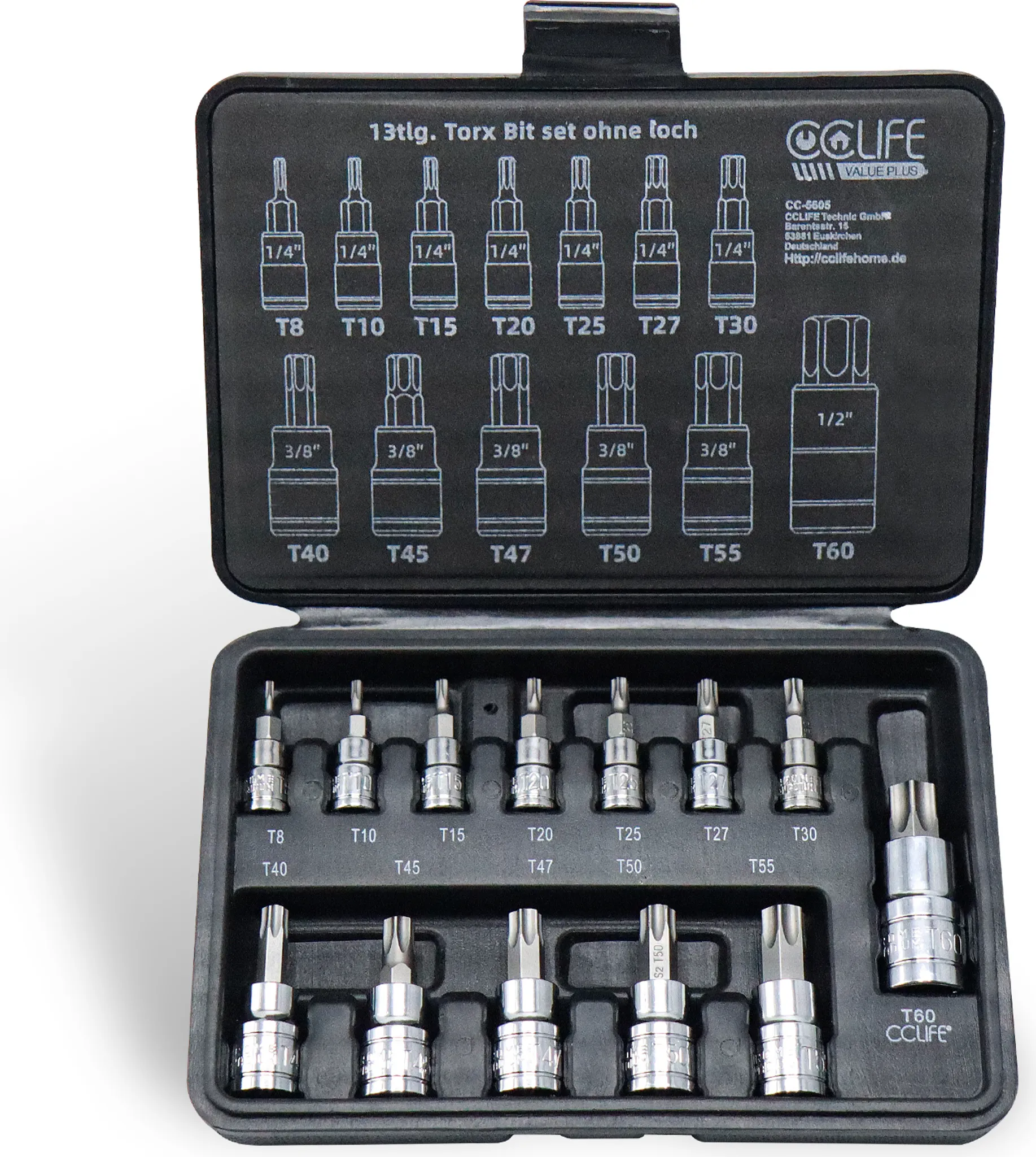 Douille Porte-embout Torx T80 1/2" Brilliant Tools - Qualité Professionnelle