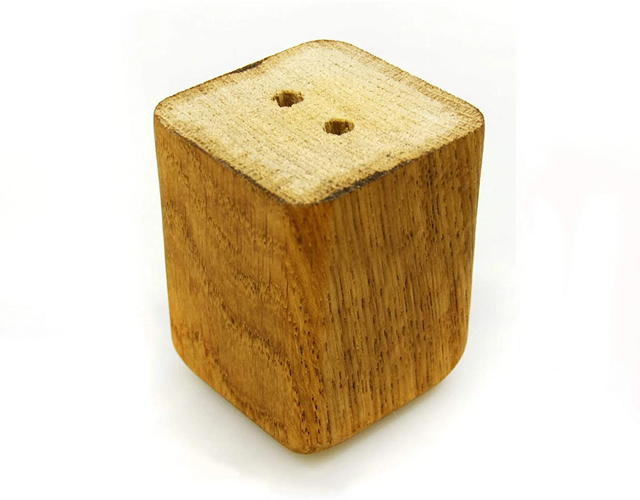 4 x Möbelfüße Eiche Tischbein Möbelfuß Holz