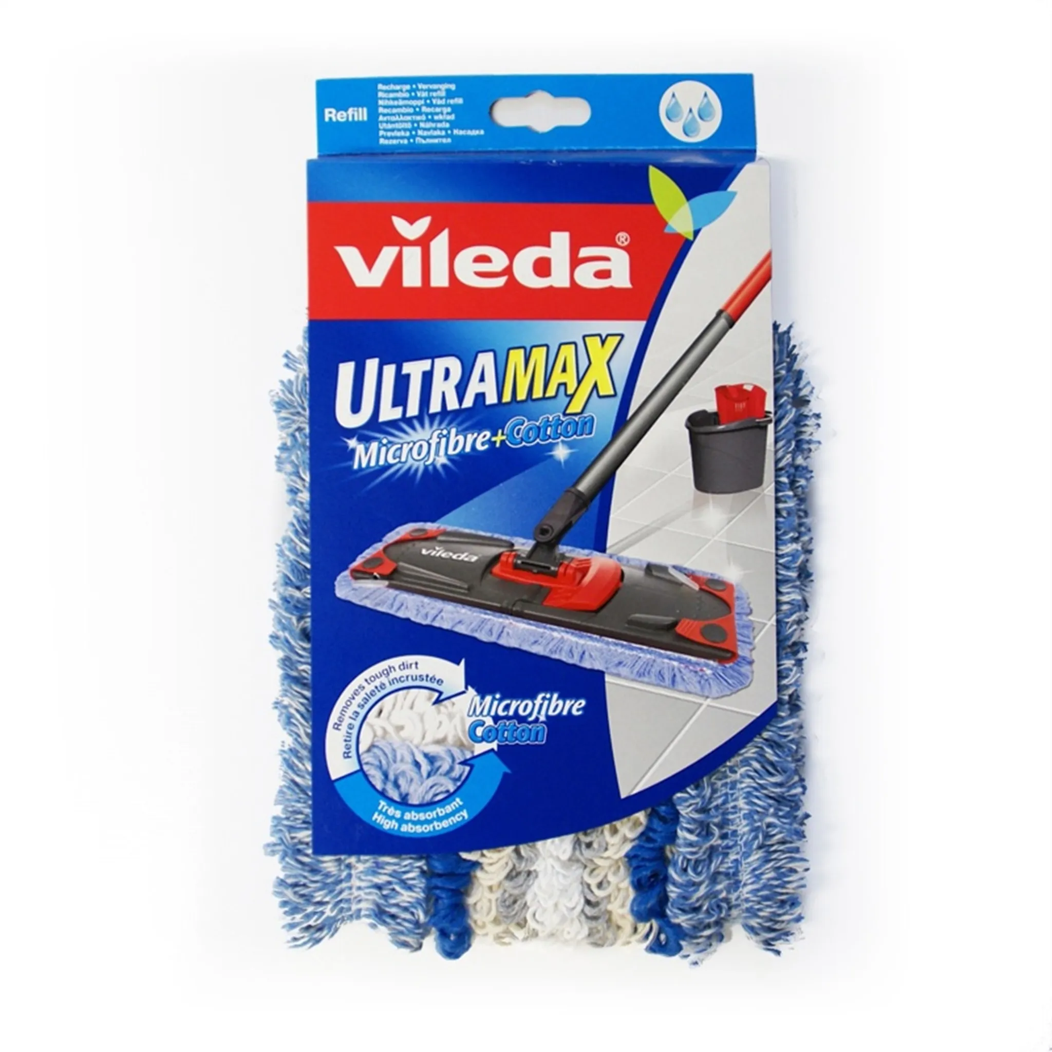 Micro Vileda & Ultramax Ersatzbezug Baumwolle
