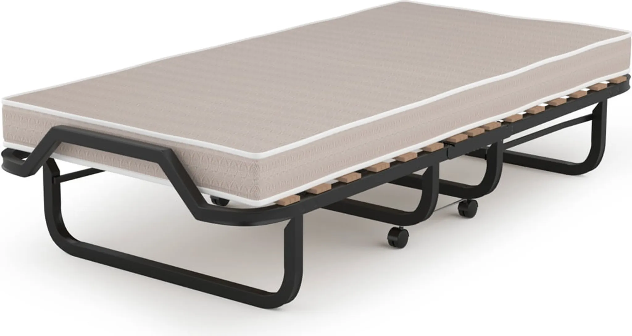 Letto pieghevole 90 x 200 cm, letto per ospiti, pieghevole, per adulti, con spes