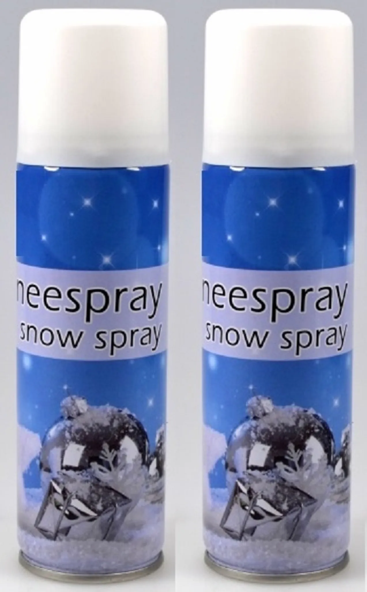 COM-FOUR® 3X Kunstschnee - Spraydose mit Dekoschnee - Schneespray