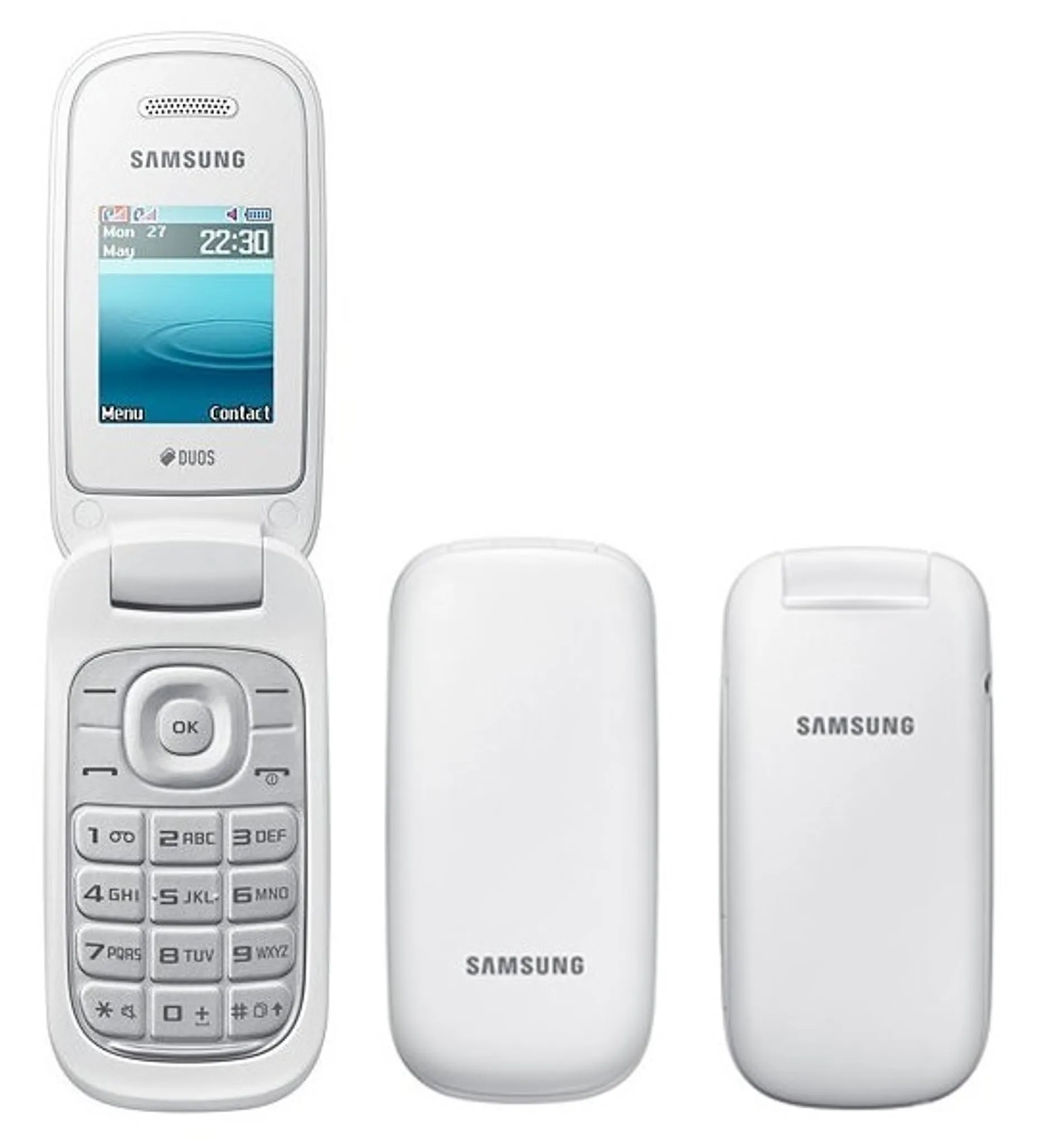 Samsung GT-E1272 Weiß Dual Sim Klapphandy | Kaufland.de