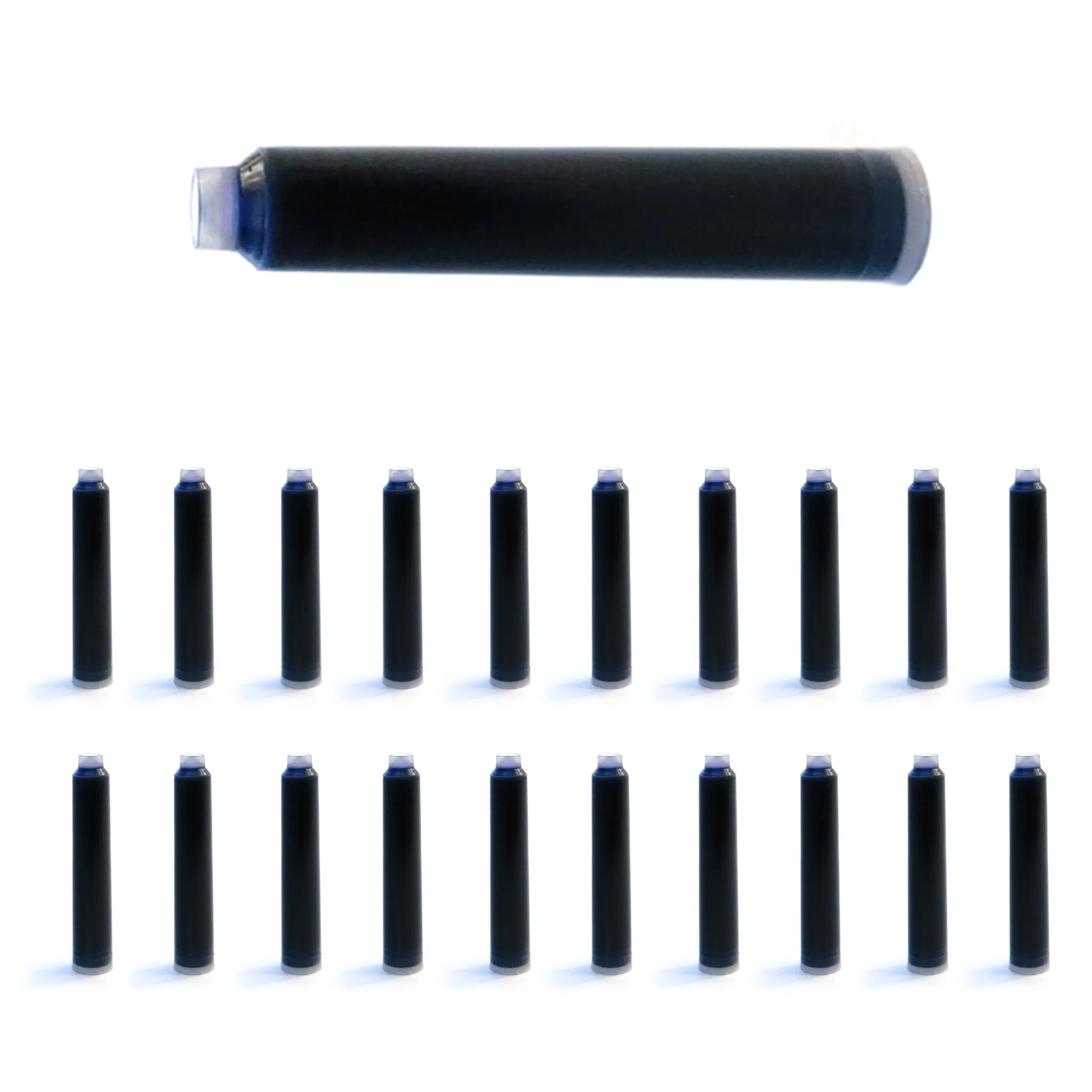 Buwei 20er Pack Universal-Tintenpatronen – Nachfüllbeutel Für Füllfederhalter | Rot, Blau, Schwarz