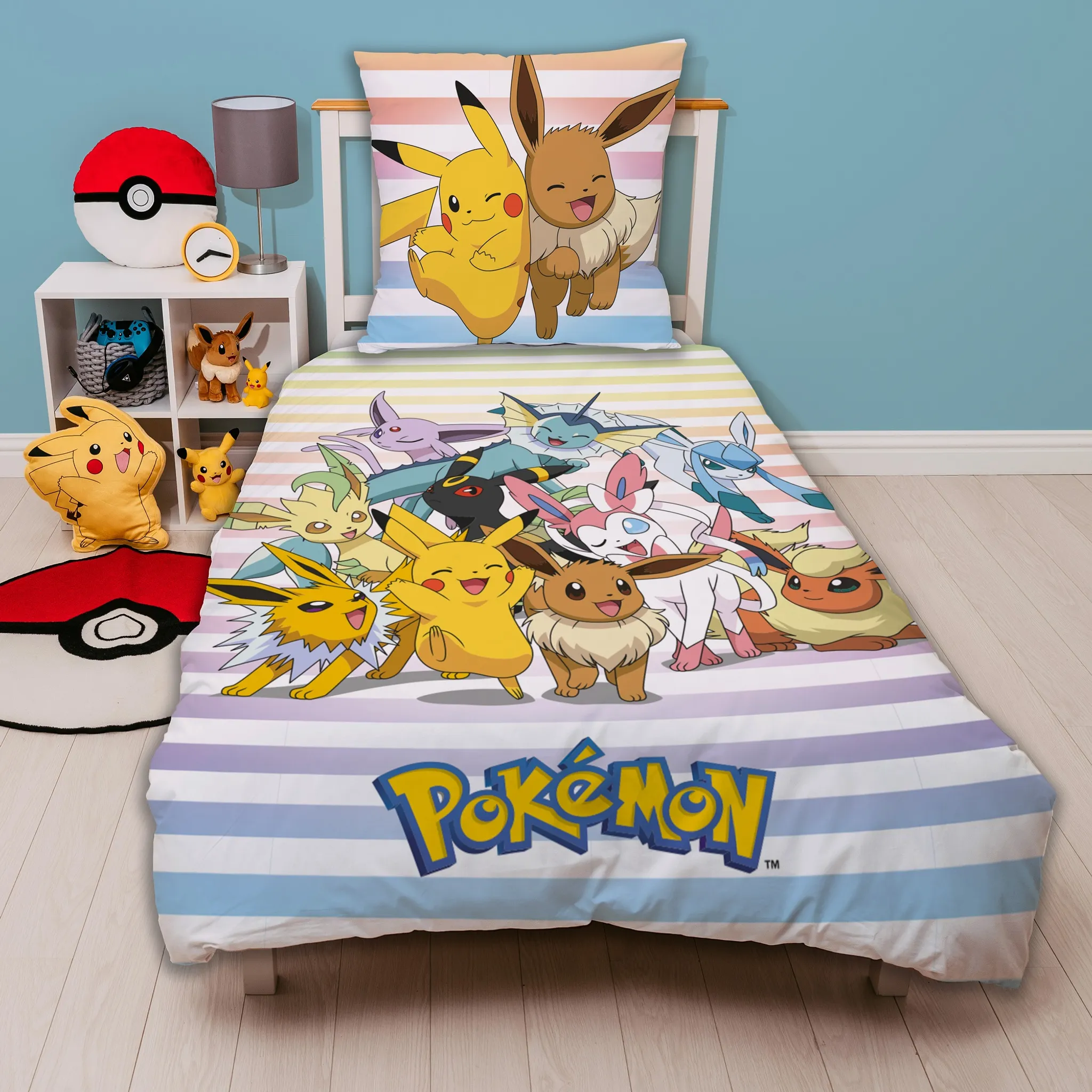 Pokémon Bettwäsche Set für Kinder 135x200