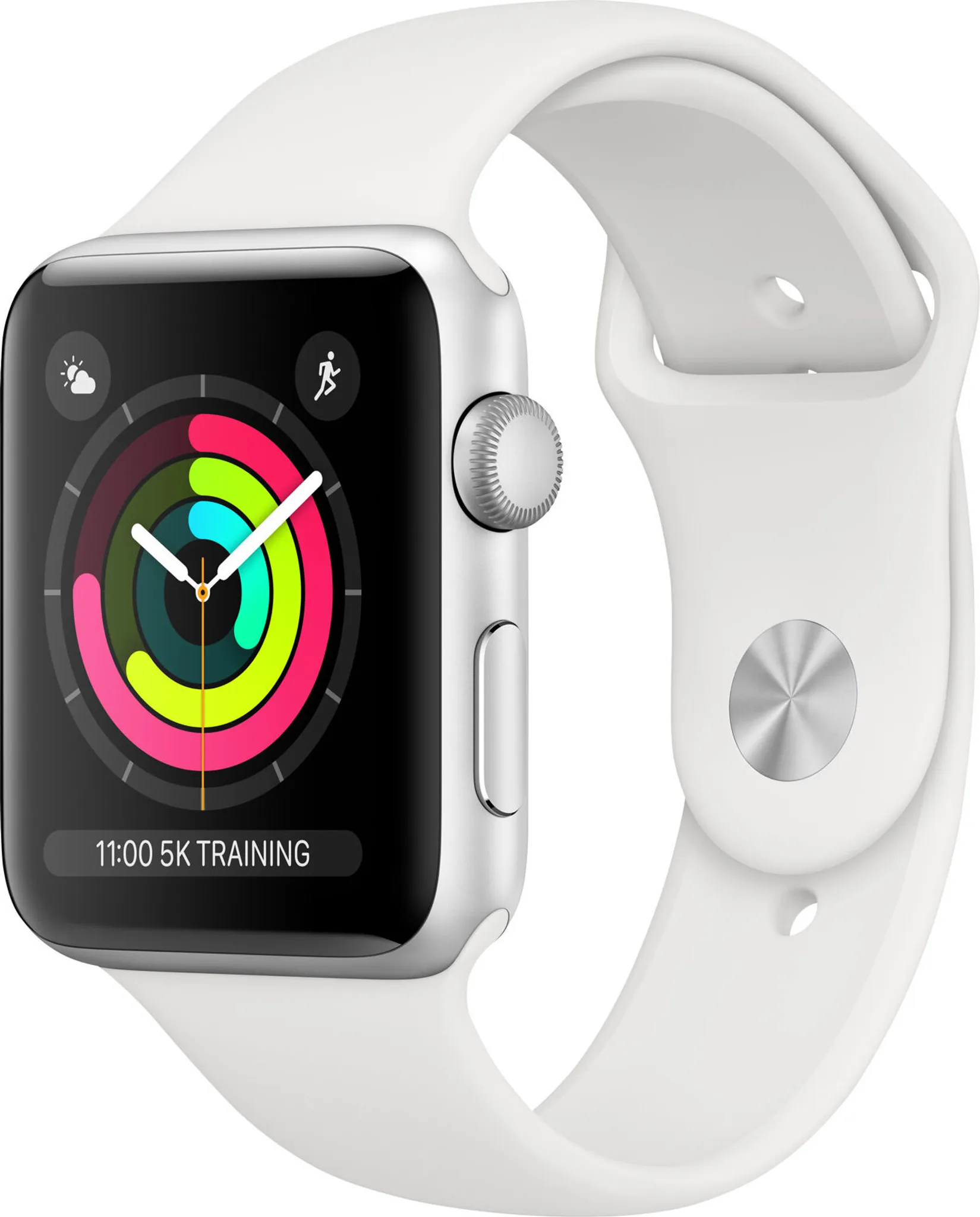 Apple watch s3 gps 38mm space grey aluminium black sport band on sale