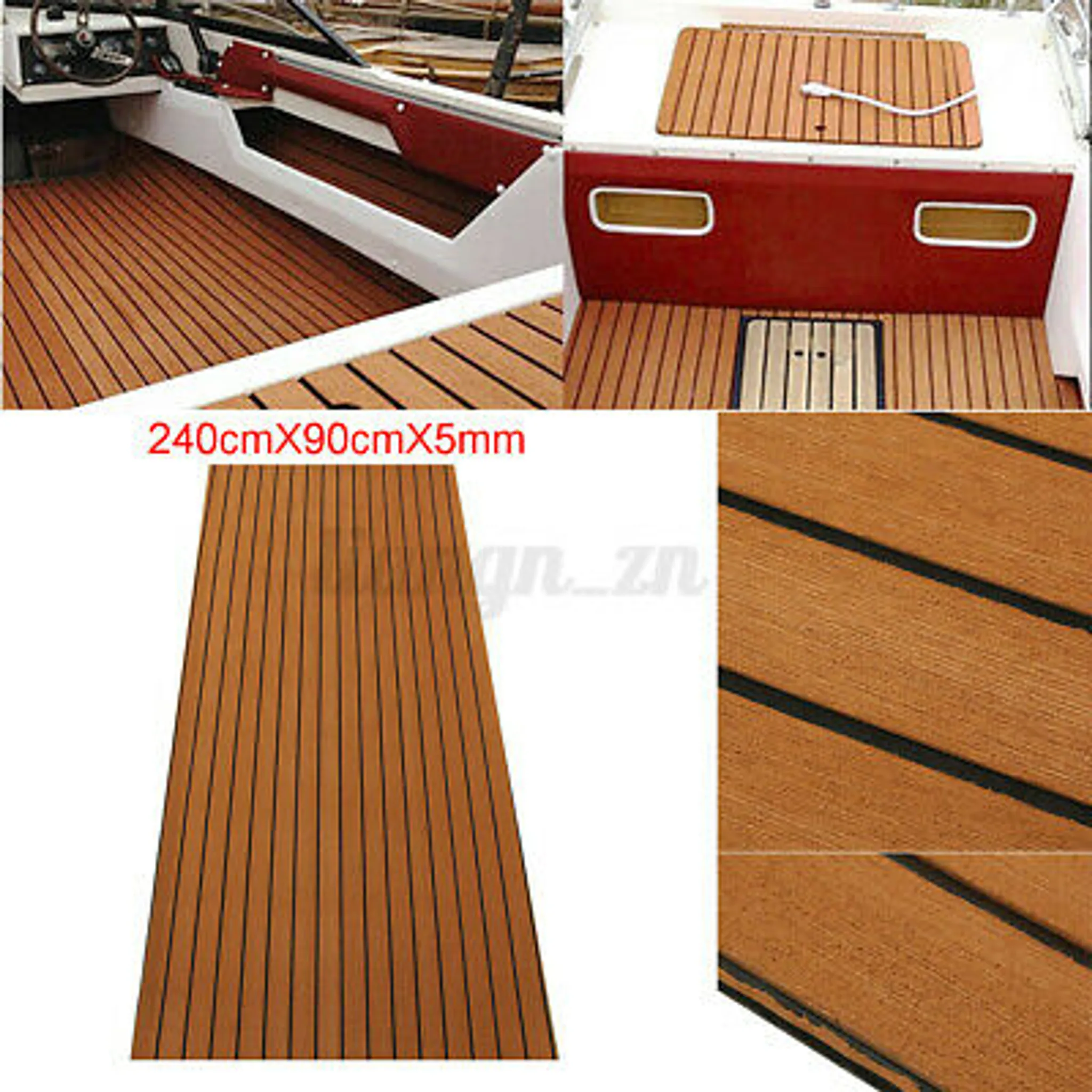 Teak Boot Yacht Bodenbelag-Matte Deck Teppich Selbstklebend Pad
