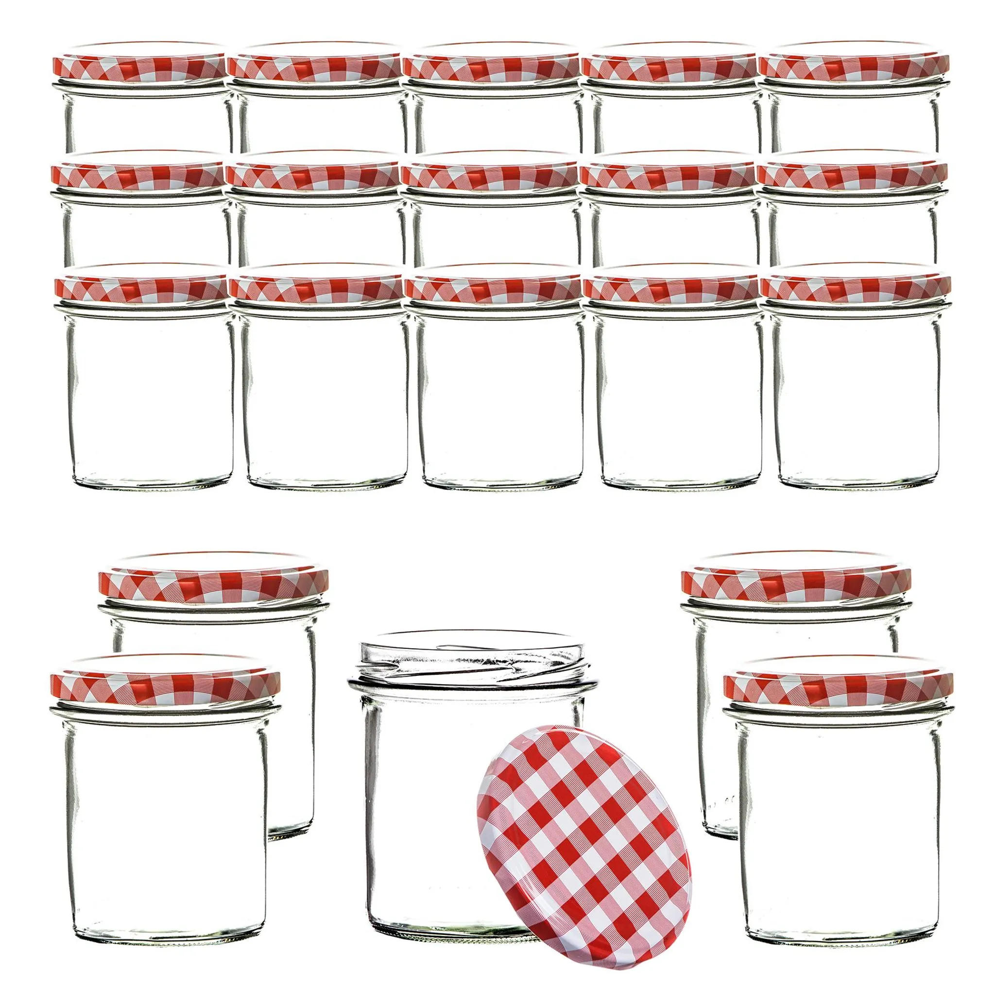 KADAX Einmachgläser 900ml Mit Twist-Off Deckel - 24 Stück Für Marmelade & Gurken