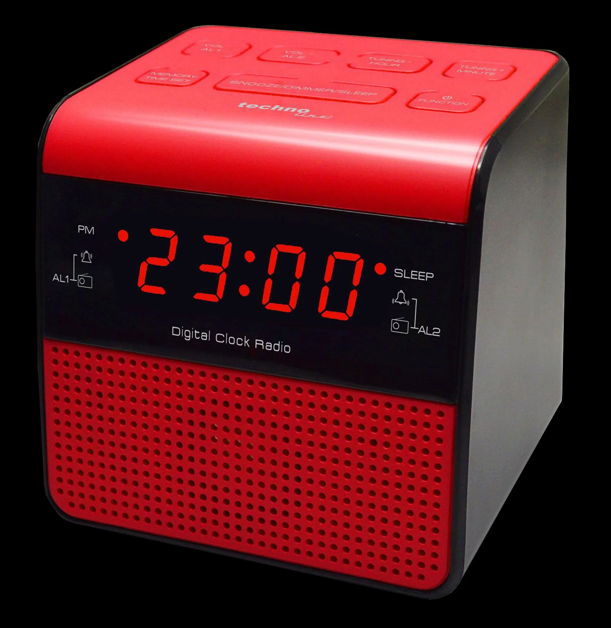 Uhrenradio Radiowecker mit XXL Display Helligkeitsregler Radio Wecker Uhr NEU 