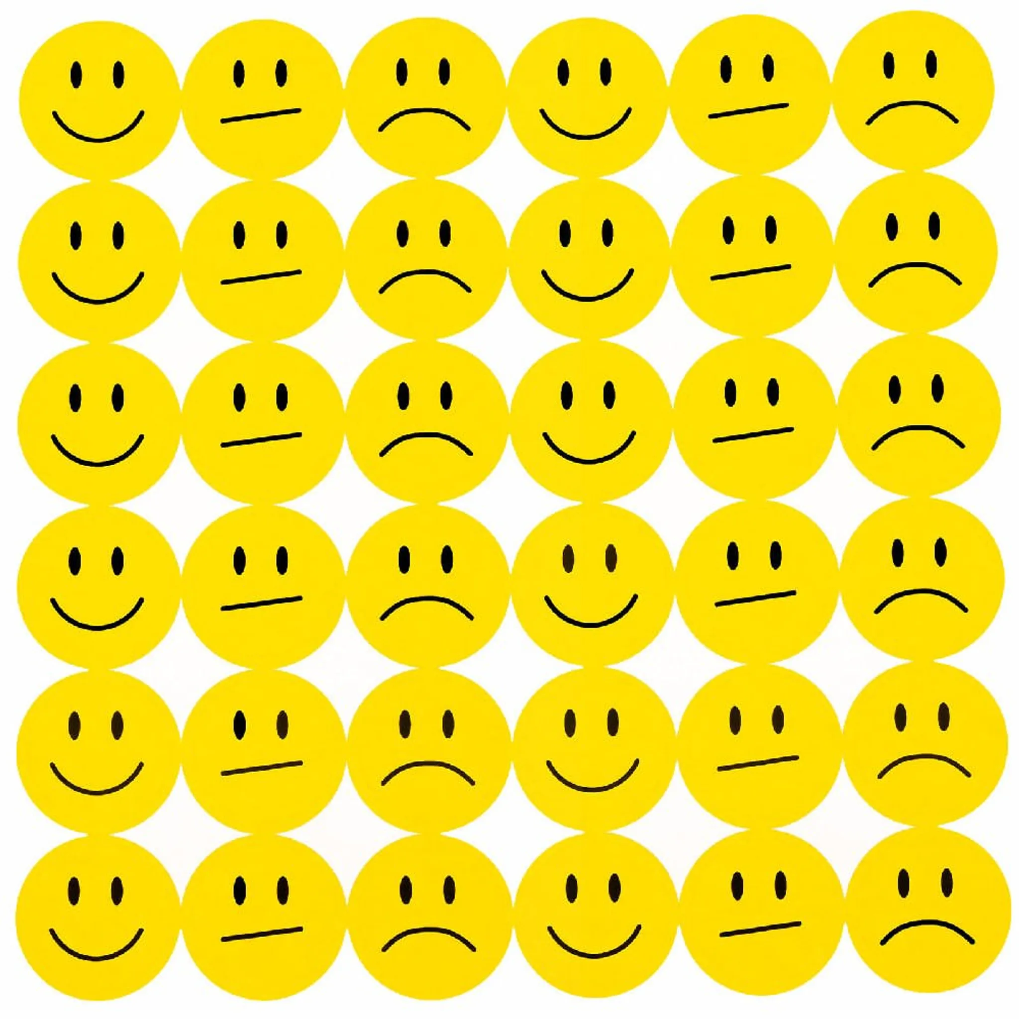 Oblique Unique 180 Smiley Sticker Set