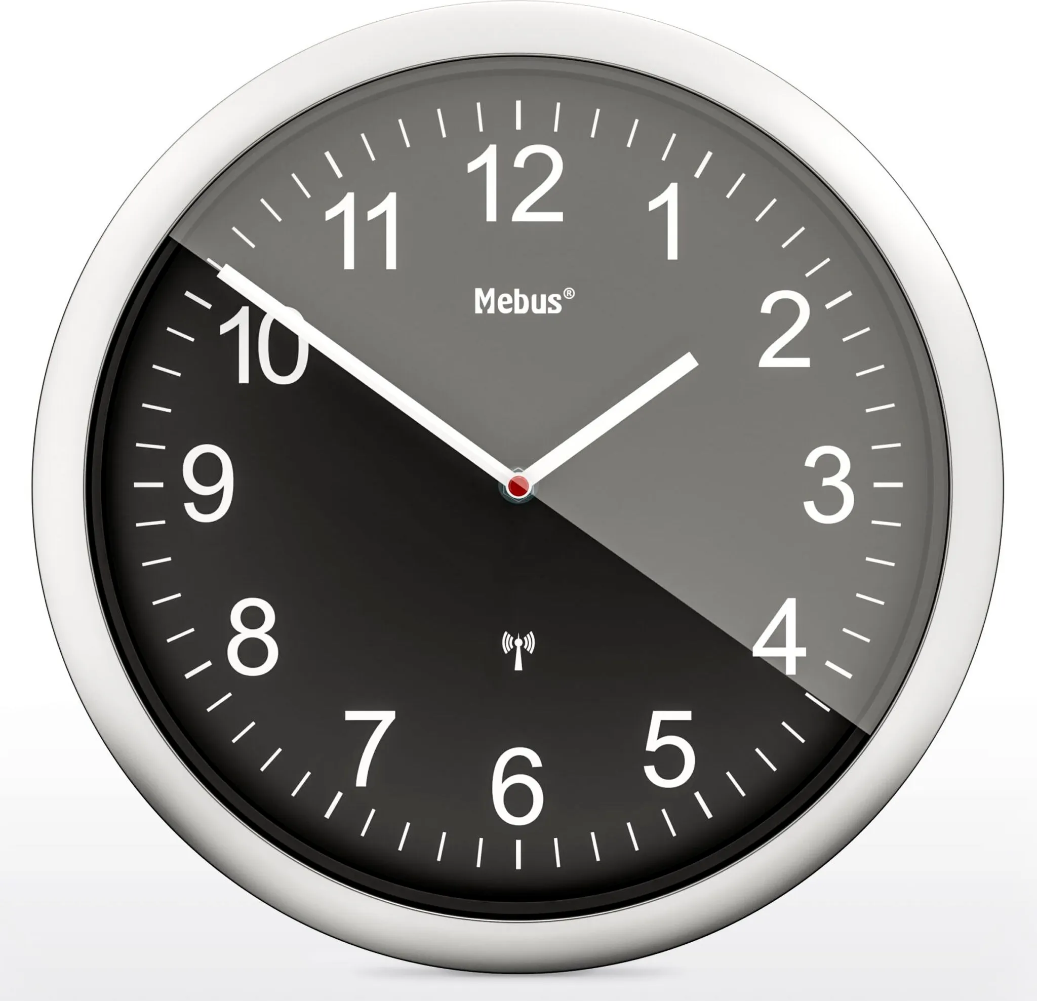 Orologio da parete bianco al quarzo automatico orologio da muro radiocontrollato