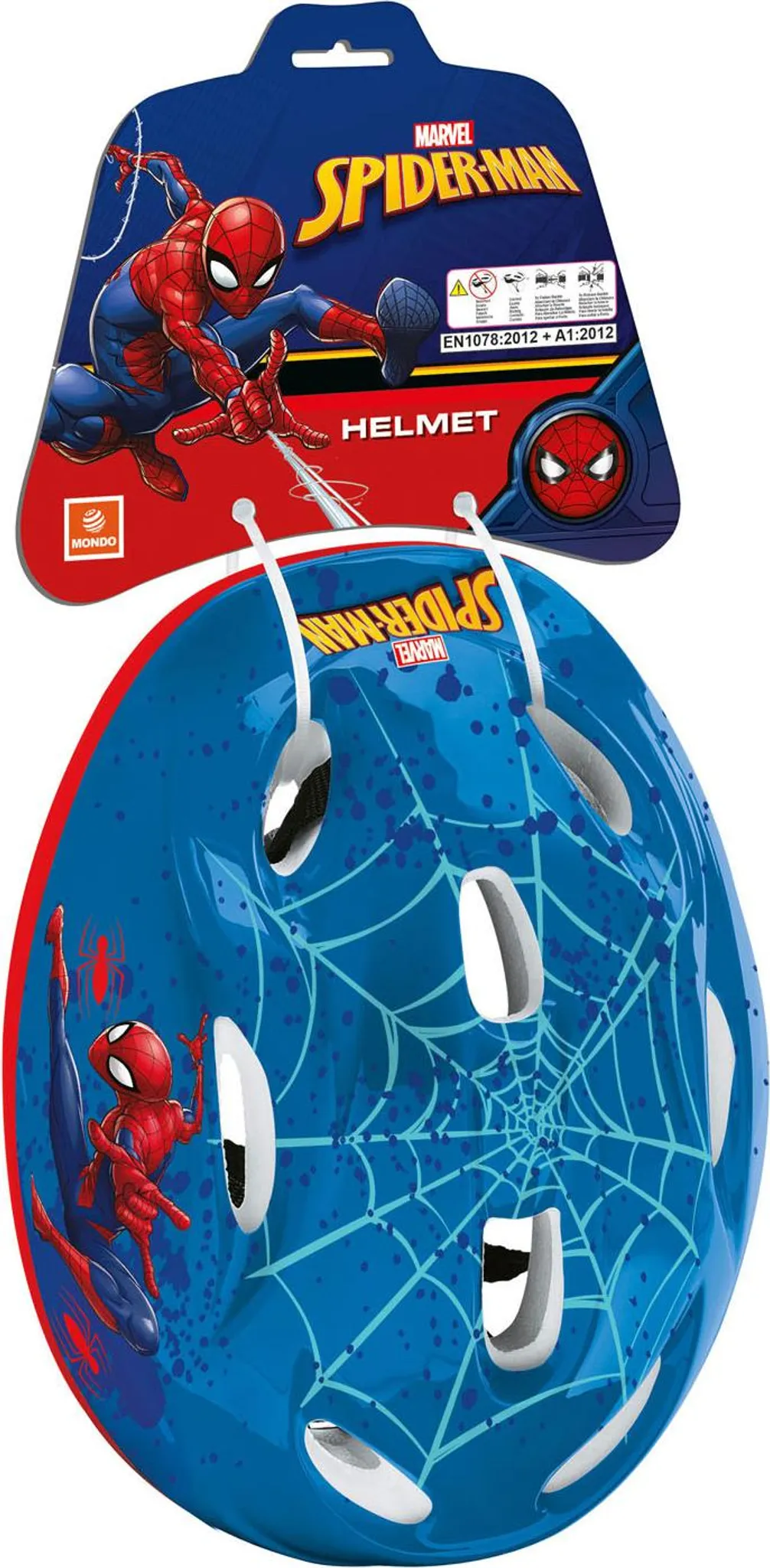 Spider-Man Kinder Fahrradhelm 52-56 Cm - Sicherheitshelm Für Rad, Roller & Skateboard