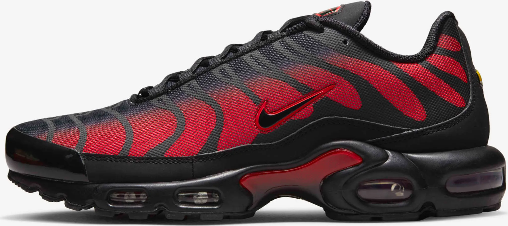 Air max plus red white black deals