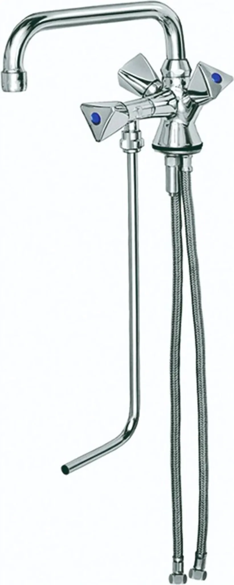 VAF Armatur 9206 Einhebelmischer Für Küche – Chrom, Ausziehbarer Brausekopf, Hochdruck, Made In Germany