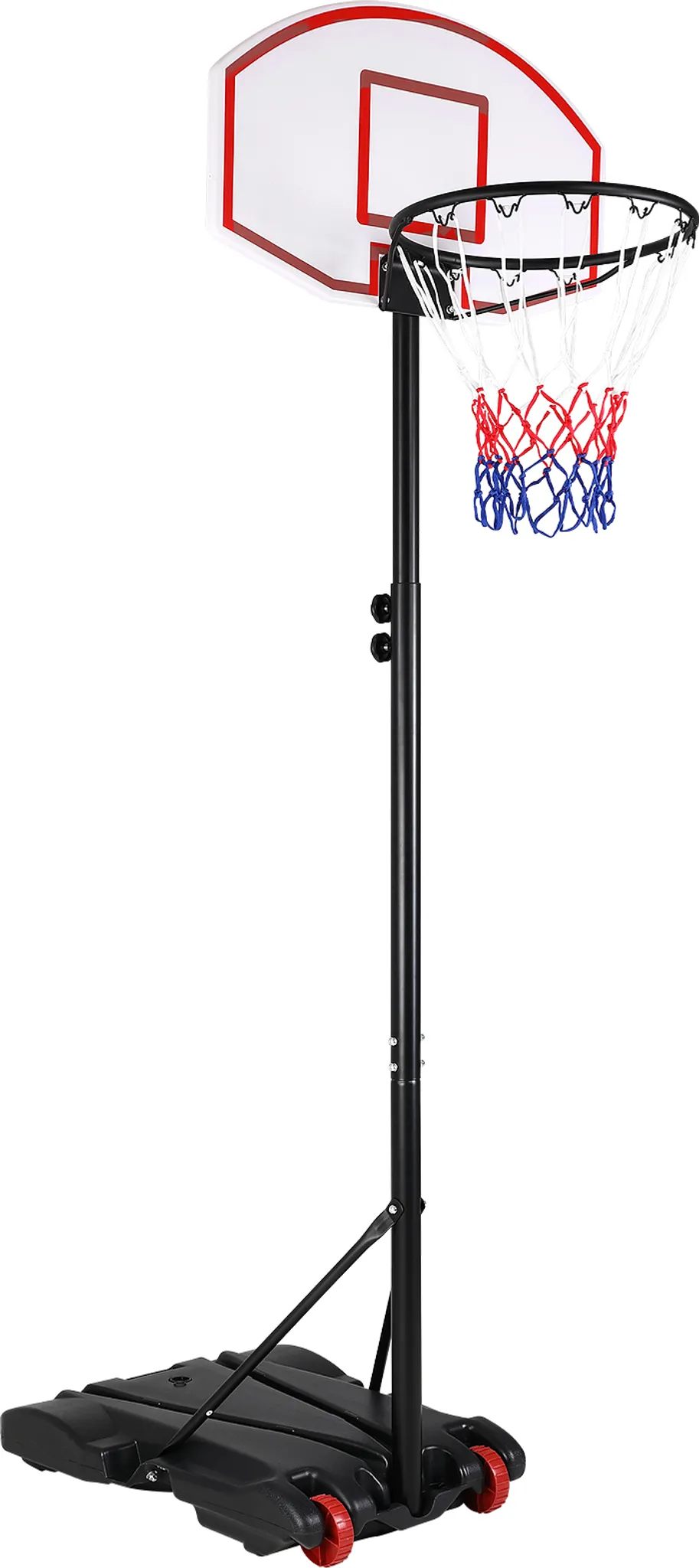 Kinder Basketballkorb Höhenverstellbar 51-115cm - Mit Ball & Pumpe