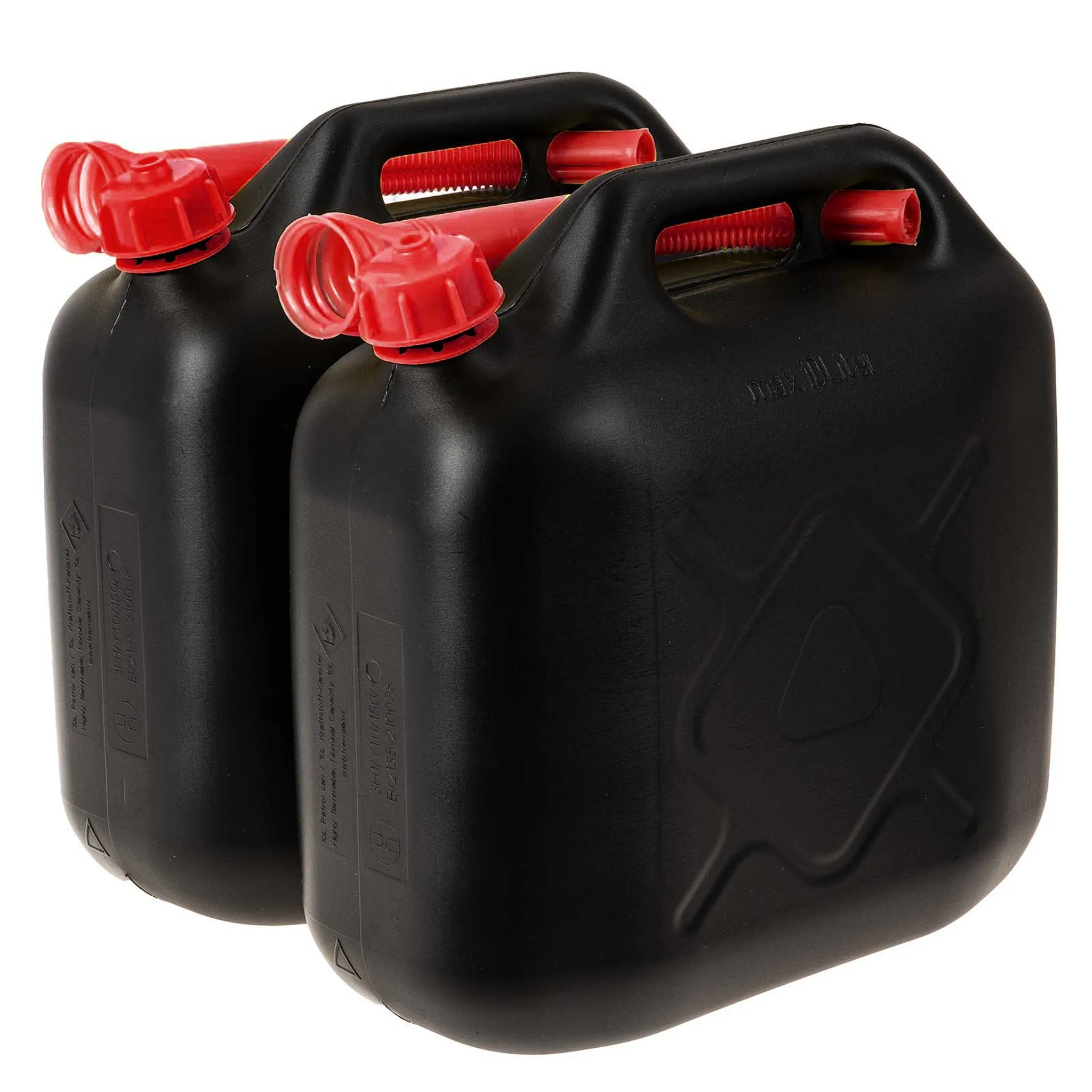 Benzinkanister 10 Liter, Krafstoffkanister UN-geprüft