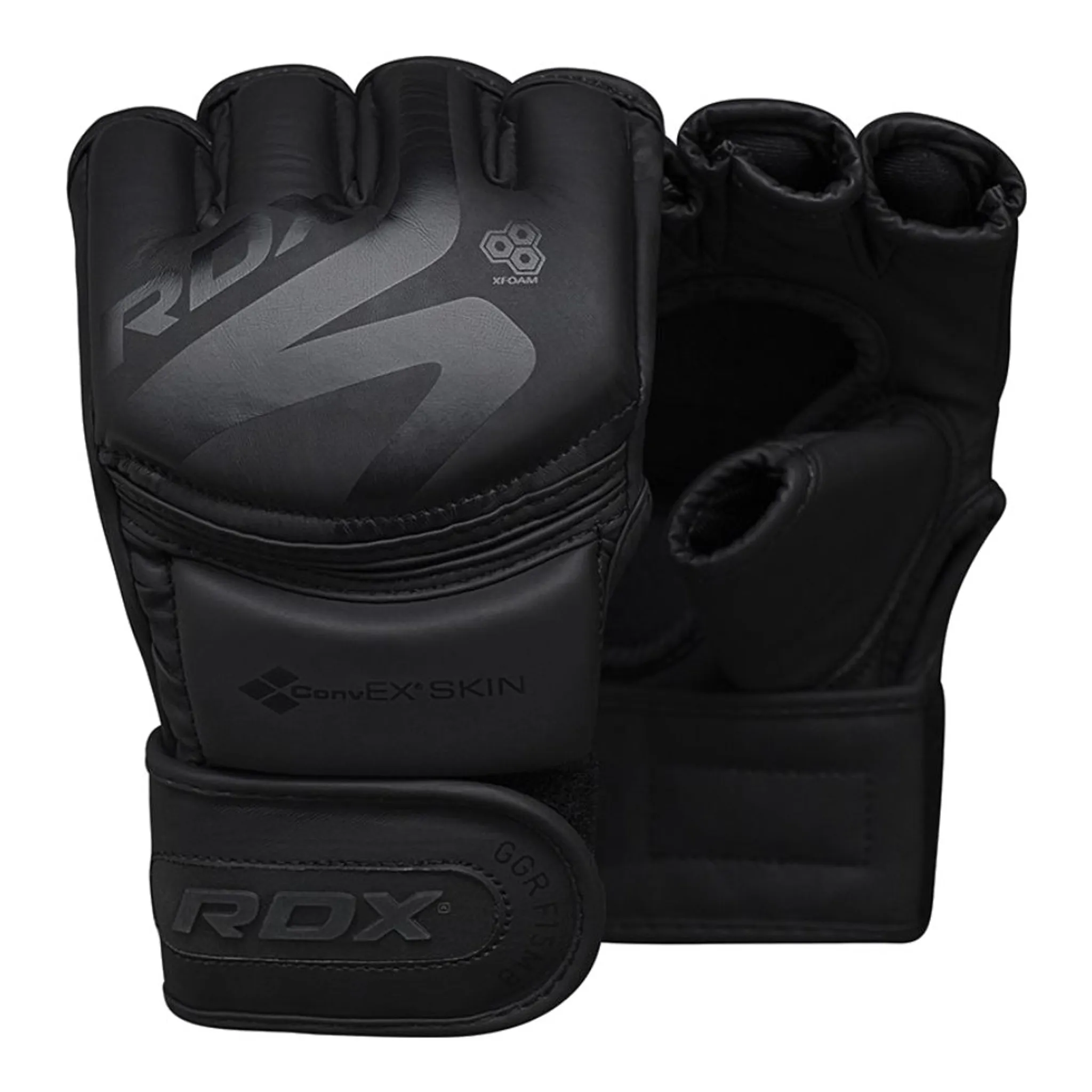 RDX F15 Grappling Schwarz Handschuhe Matt