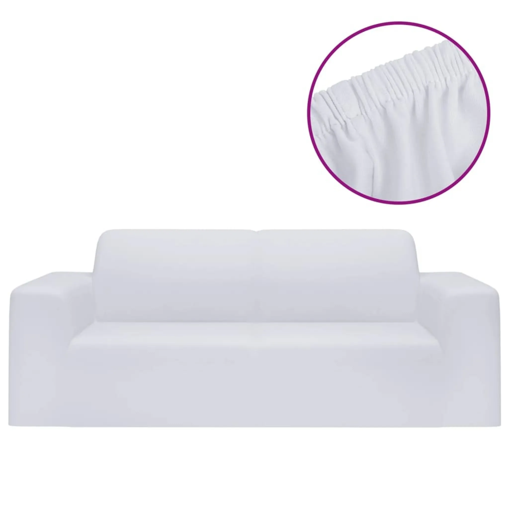 Copridivano elasticizzato universale, 2 pezzi per divano componibile a L, protezione per divano grigio chiaro (3+3 posti a L) | Leroy Merlin