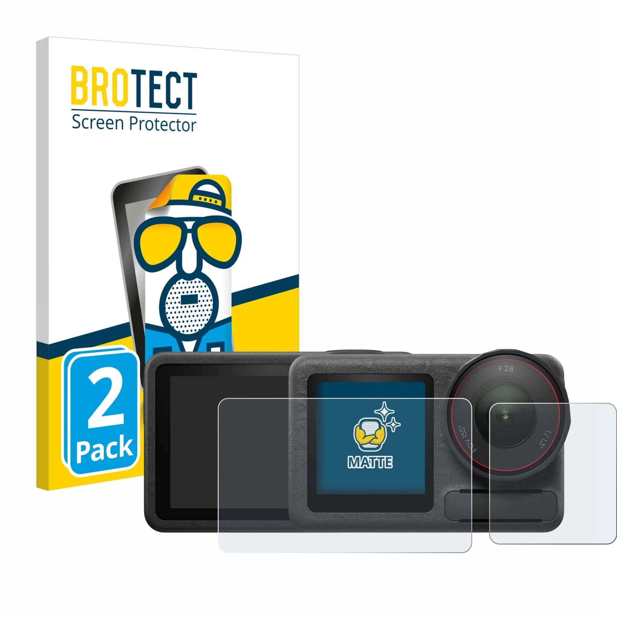 BROTECT Matte Schutzfolie Für Canon EOS M5 (2 Stück) – Entspiegelt, Kratzfest, Anti-Fingerprint