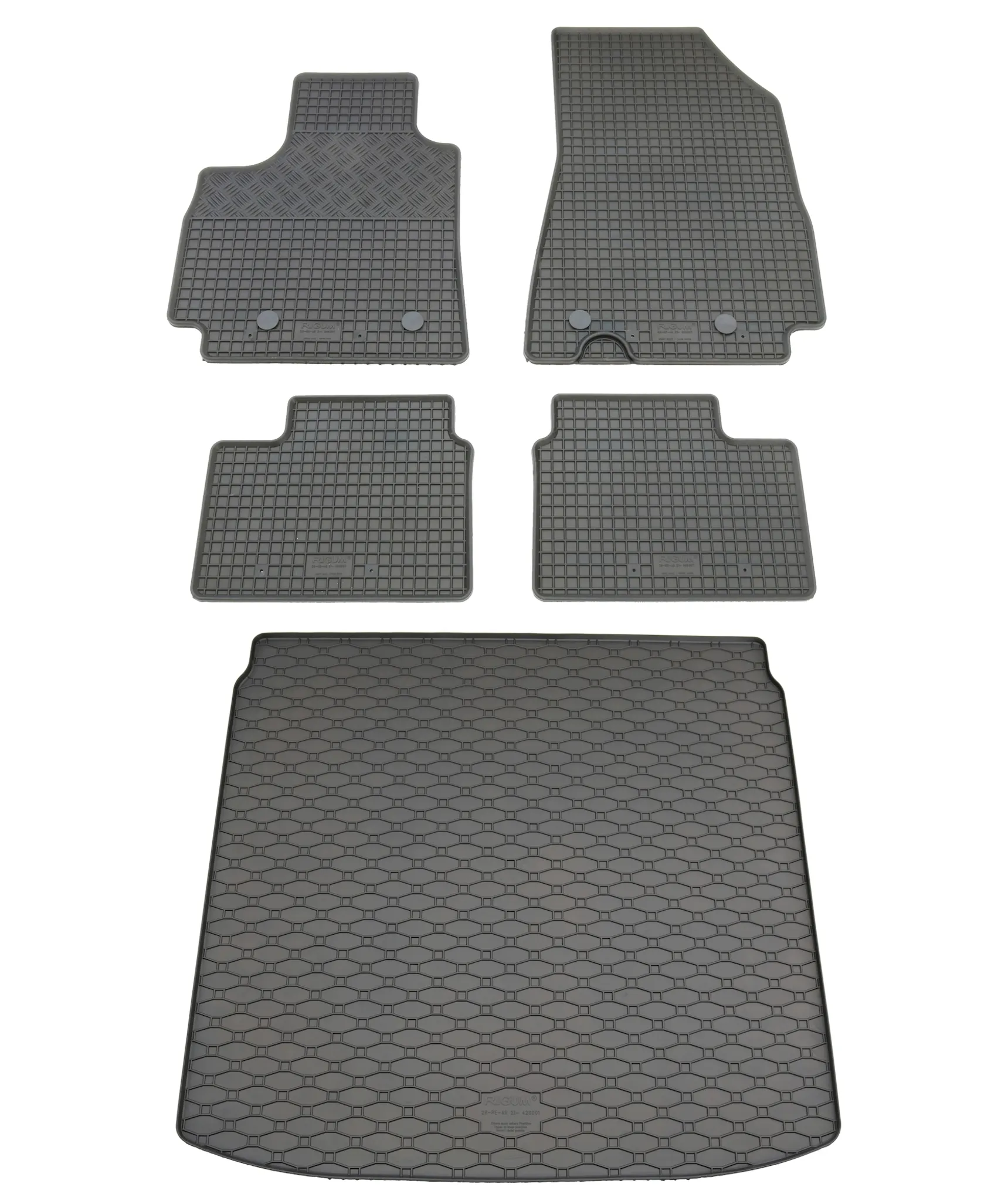 Gummimatten passend für VW Golf 7 5G Seat Leon 5F ST Fußmatten