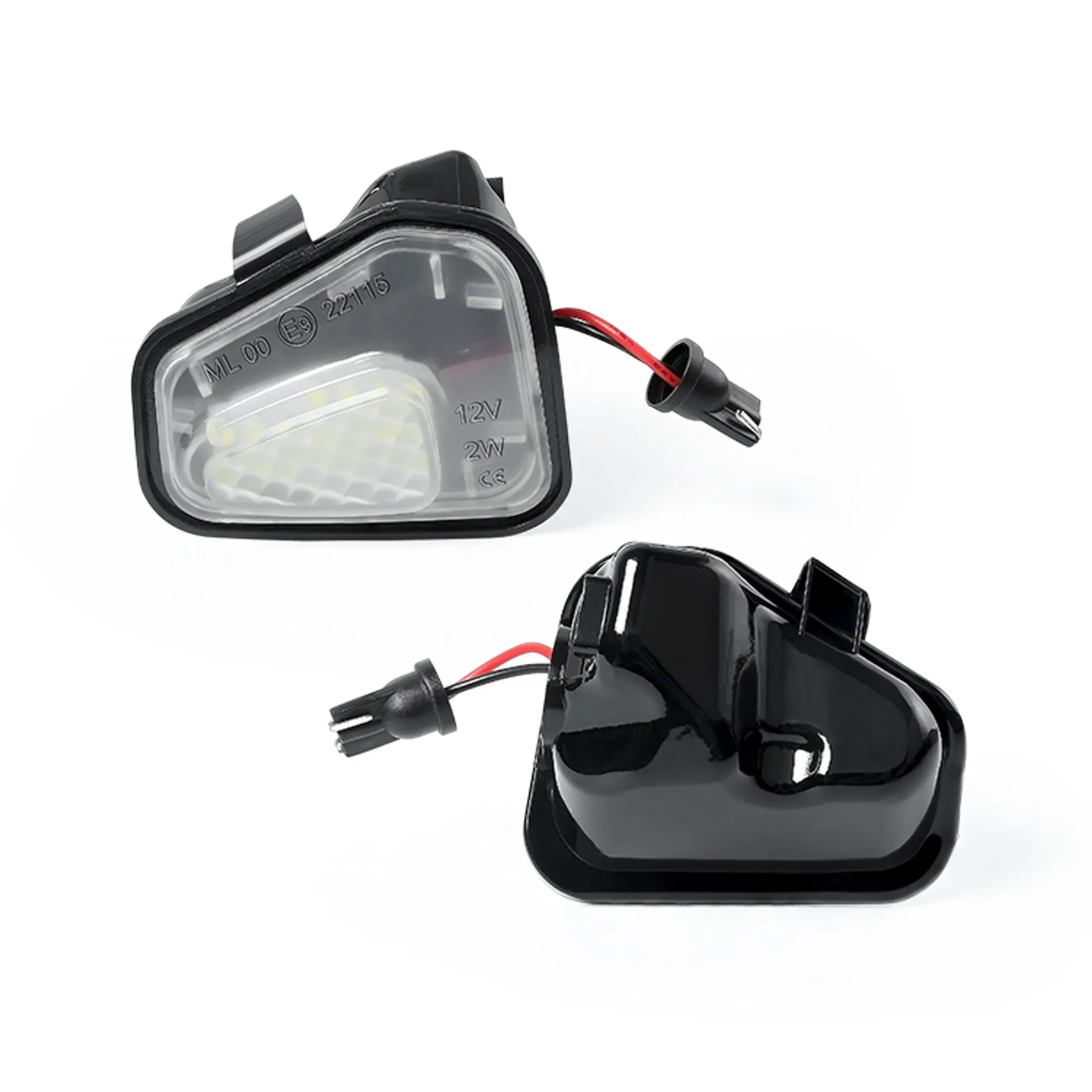 2X LED Aussen Spiegel Umfeldbeleuchtung Umgebungslicht für Vw Golf 5, Plus,  Canbus 6.500k Weißes Eis Plug & Play