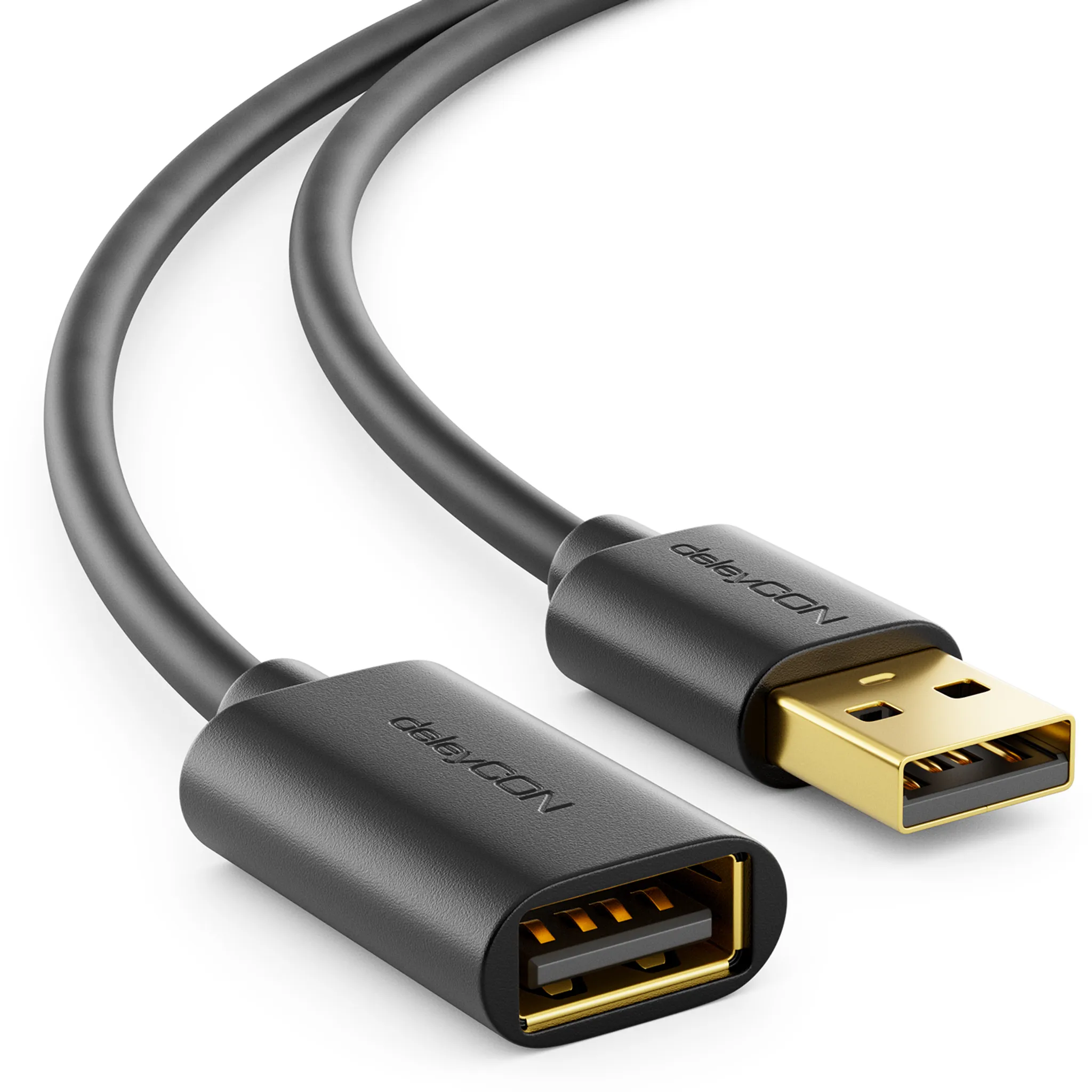 deleyCON 1,5m USB 2.0 High Speed Kabel