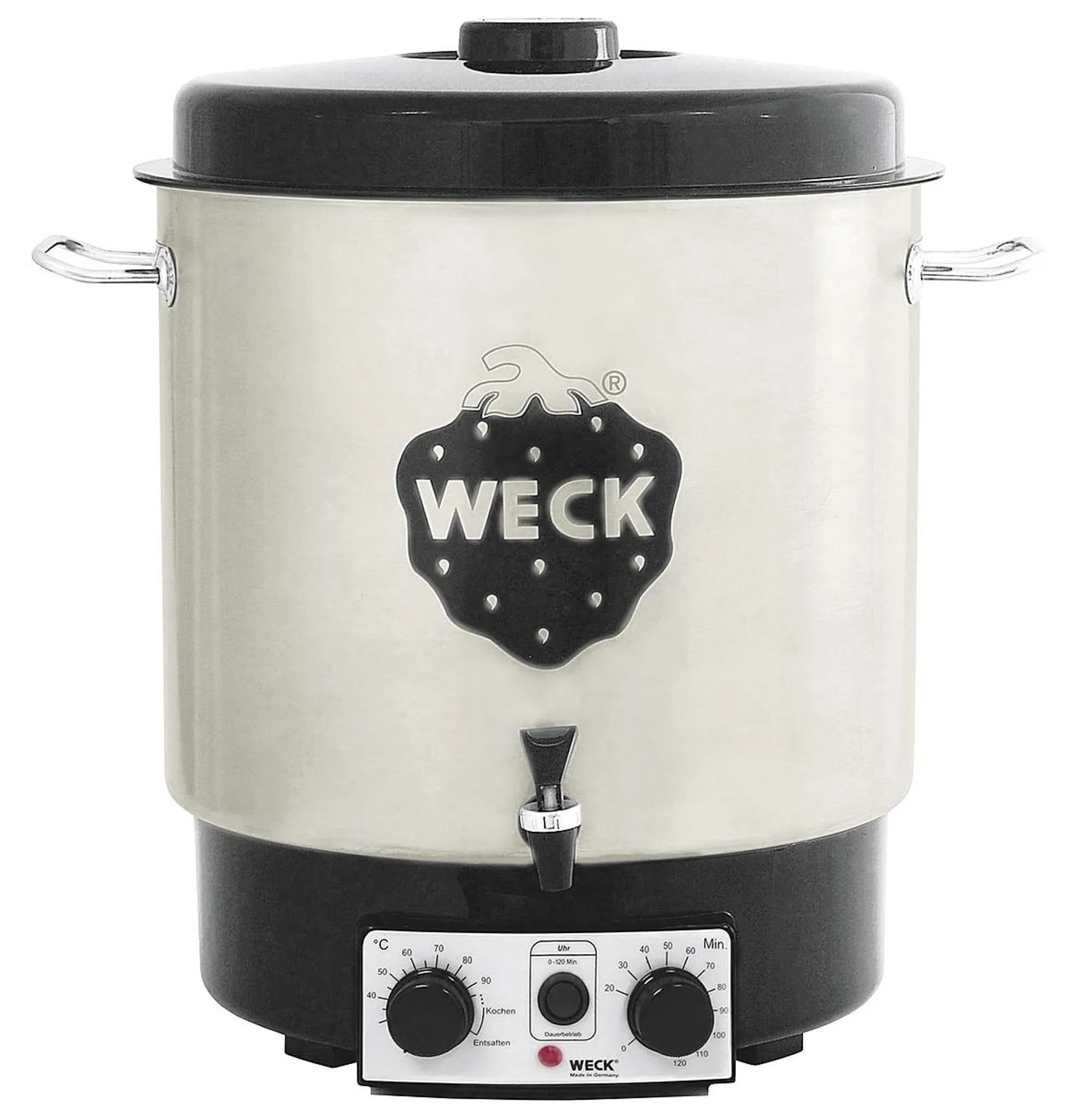 WECK Einkochautomat Edelstahl / Kunststoff 30 l, Ø 35 cm