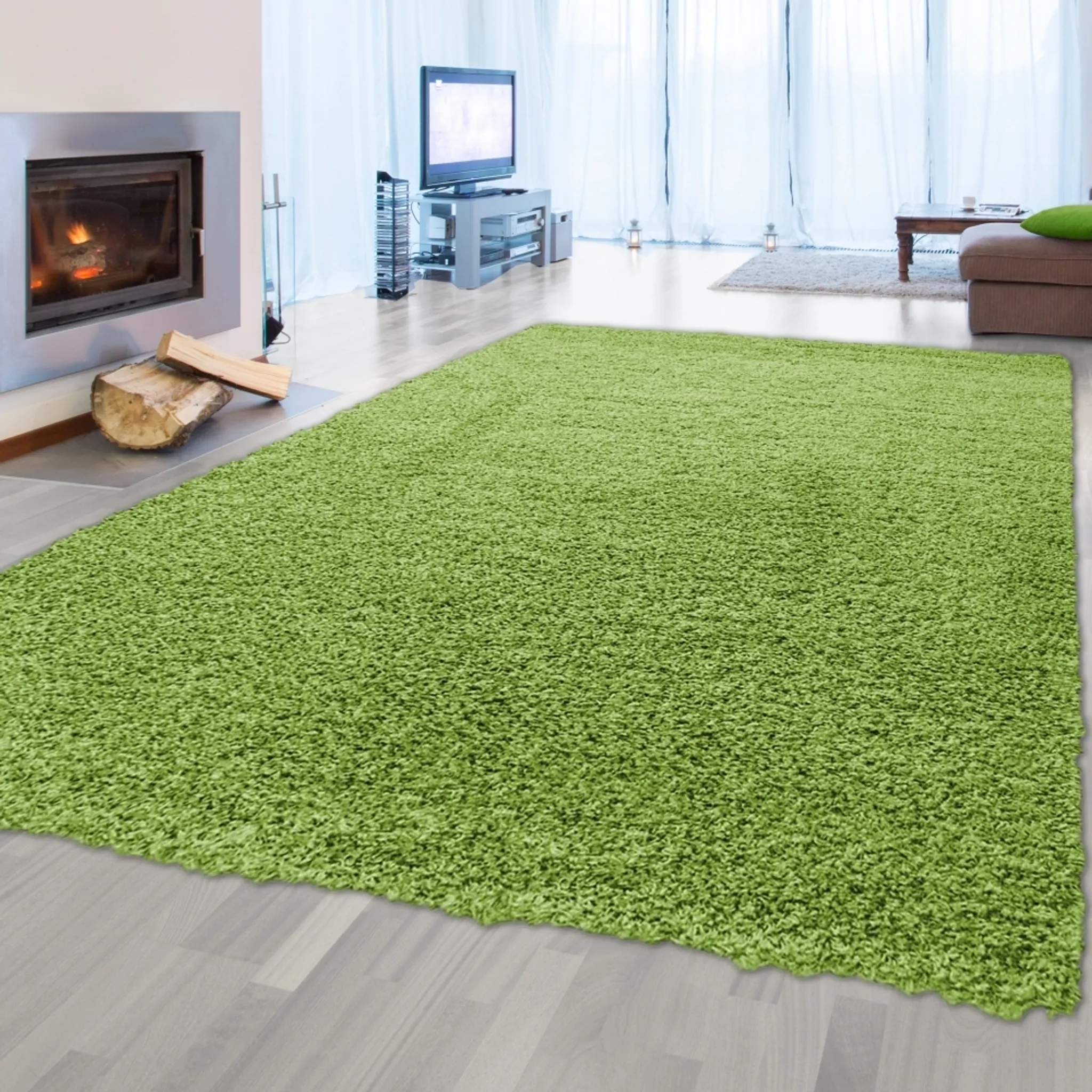 CARPETIA Sisalteppich Grau 200x280 Cm – Für Innen & Außen, Balkon, Küche, Wohnzimmer