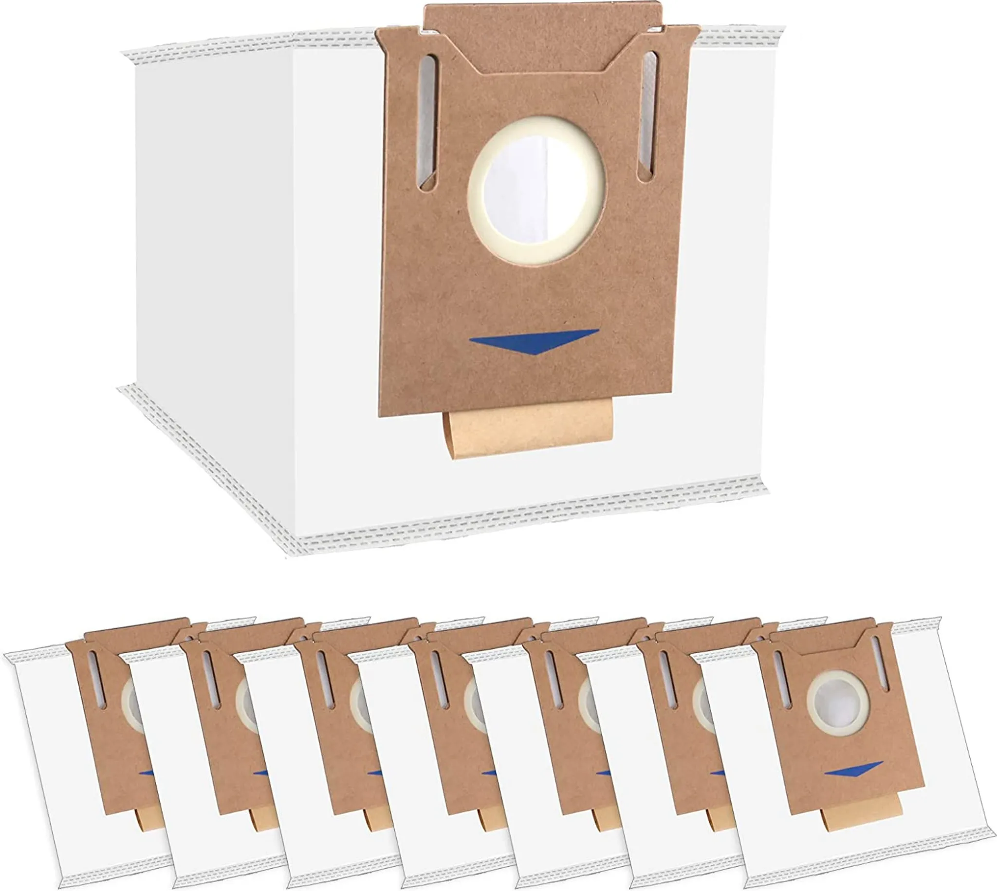 10 Sacchetti Aspirapolvere Per Roborock S8, S7, Q7, Q5, G10S Pro – 3L Grande Capacità – Compatibili Con Stazione Di Aspirazione Roborock