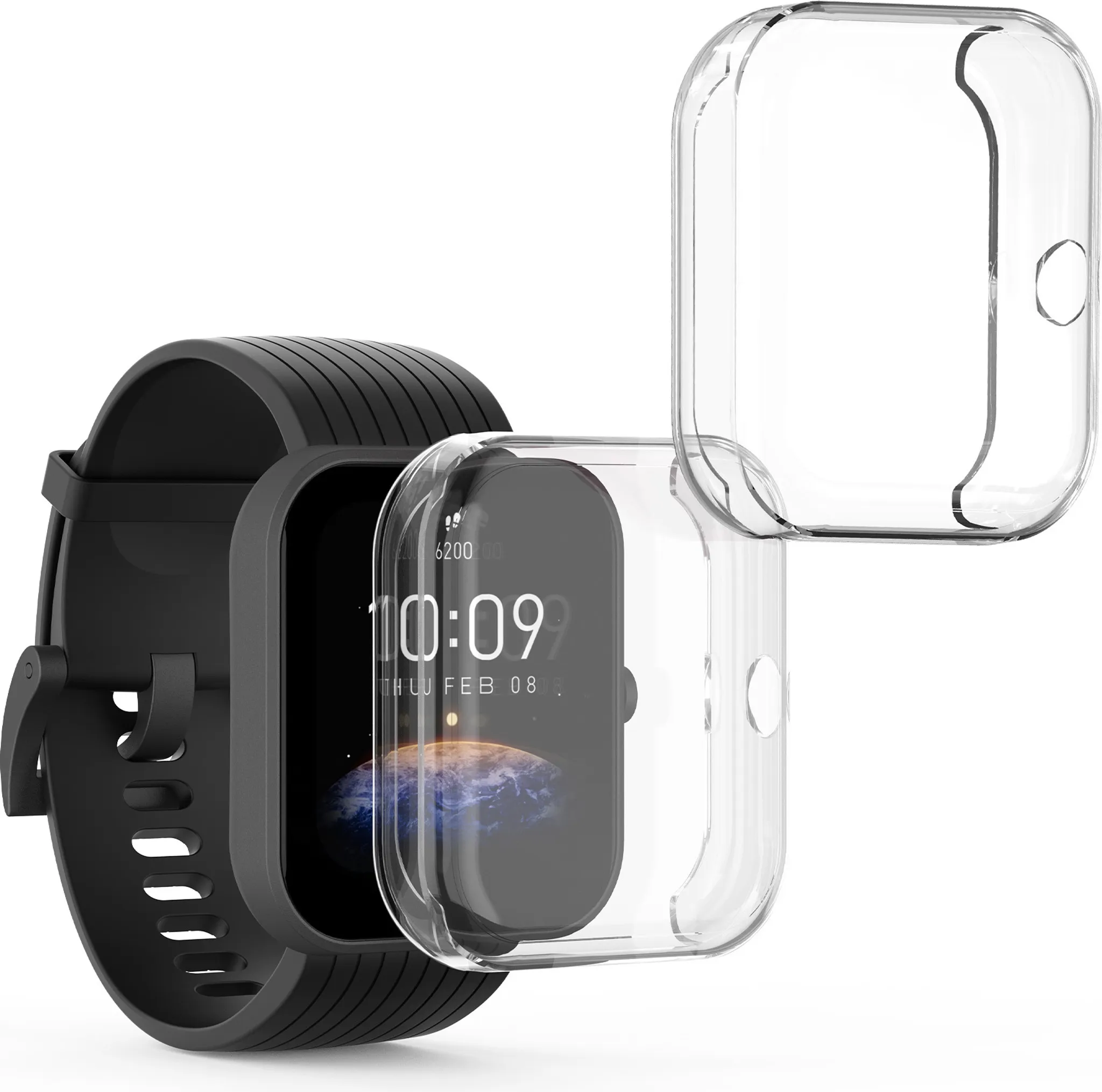 Kwmobile Displayschutzfolie Für Garmin Vivoactive 4 (45 Mm) – 2x Transparent, Kratzfest, Einfach Anzubringen
