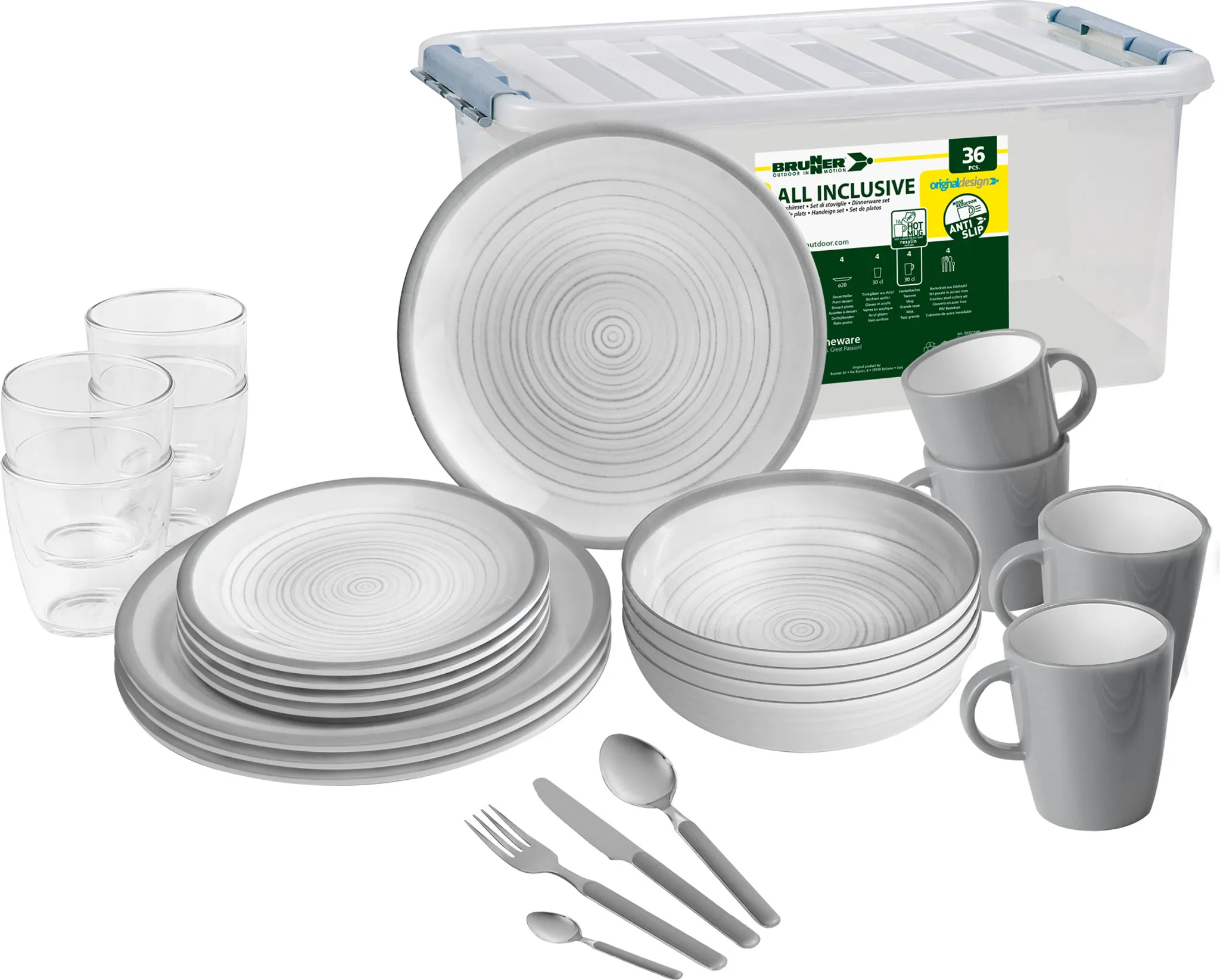 Brunner Geschirr-Set Bellagio 36-teilig | Kaufland.de