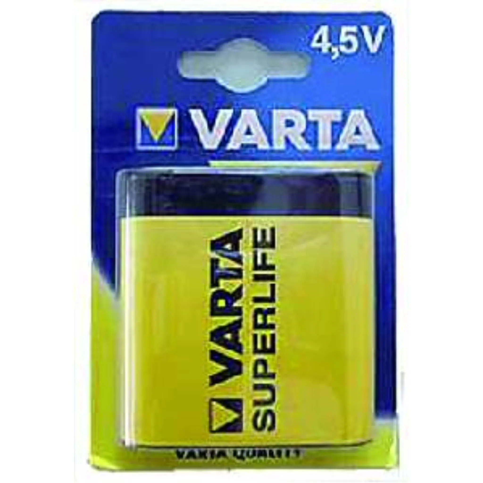 Varta Longlife Power 4,5V Flachbatterie 4912 3LR12A (1er Blister