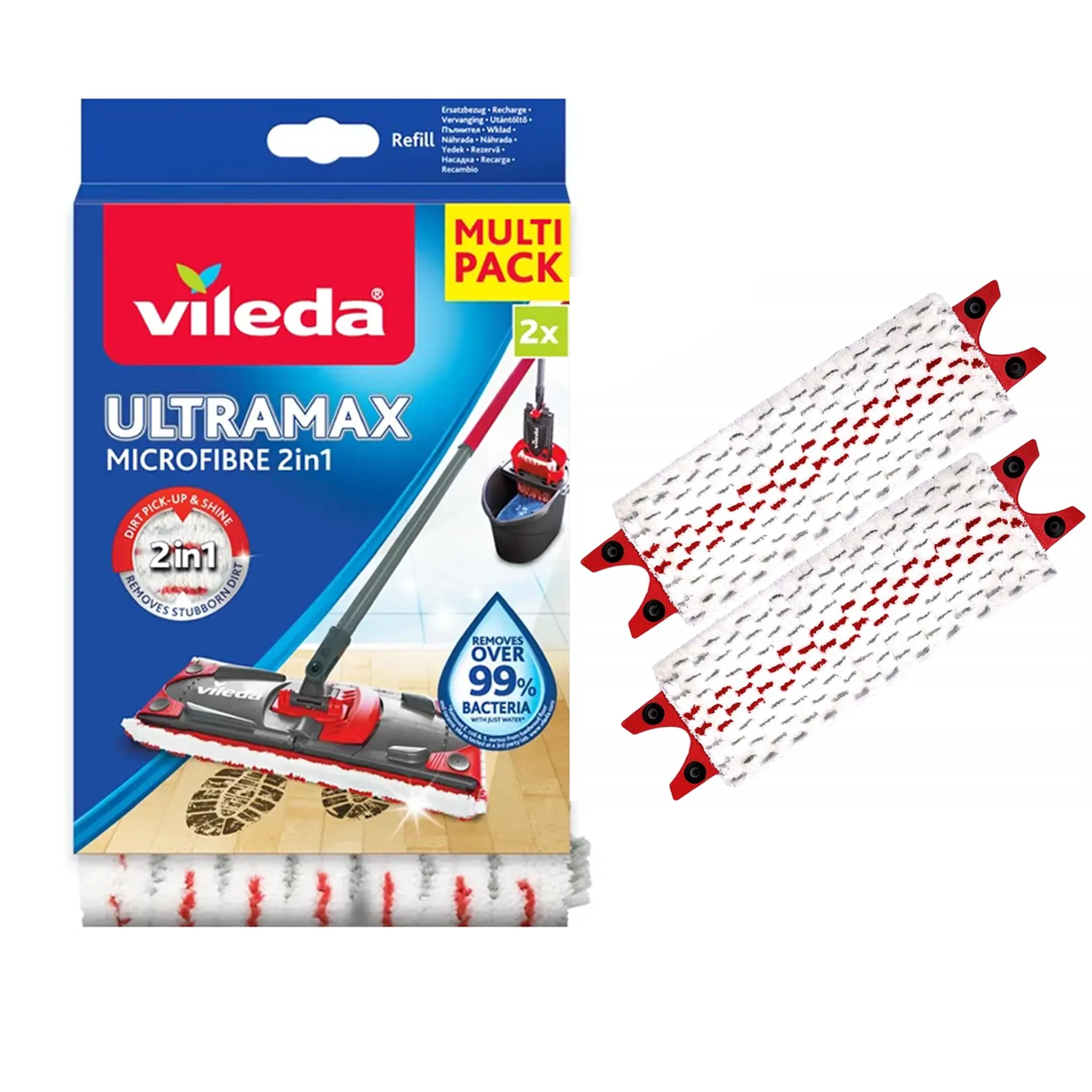 UltraMax Nachfüllpackung, Vileda Flachbesen