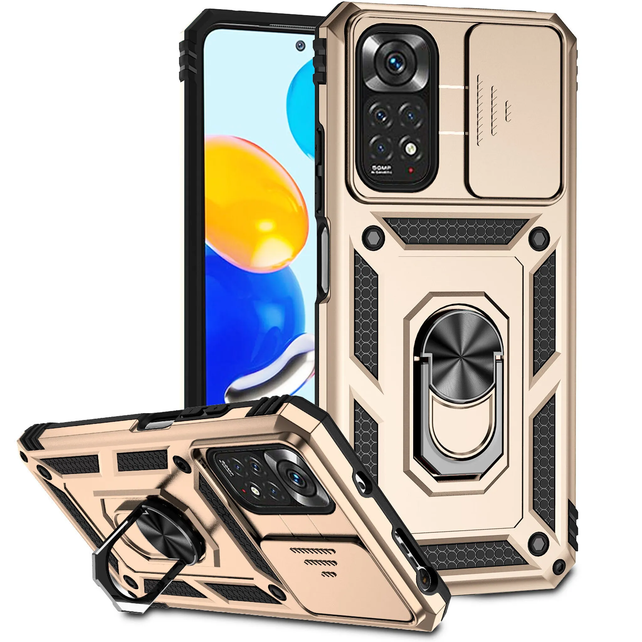 Cover per Xiaomi Redmi Note 10 4G / Note 10S Custodia, Anti