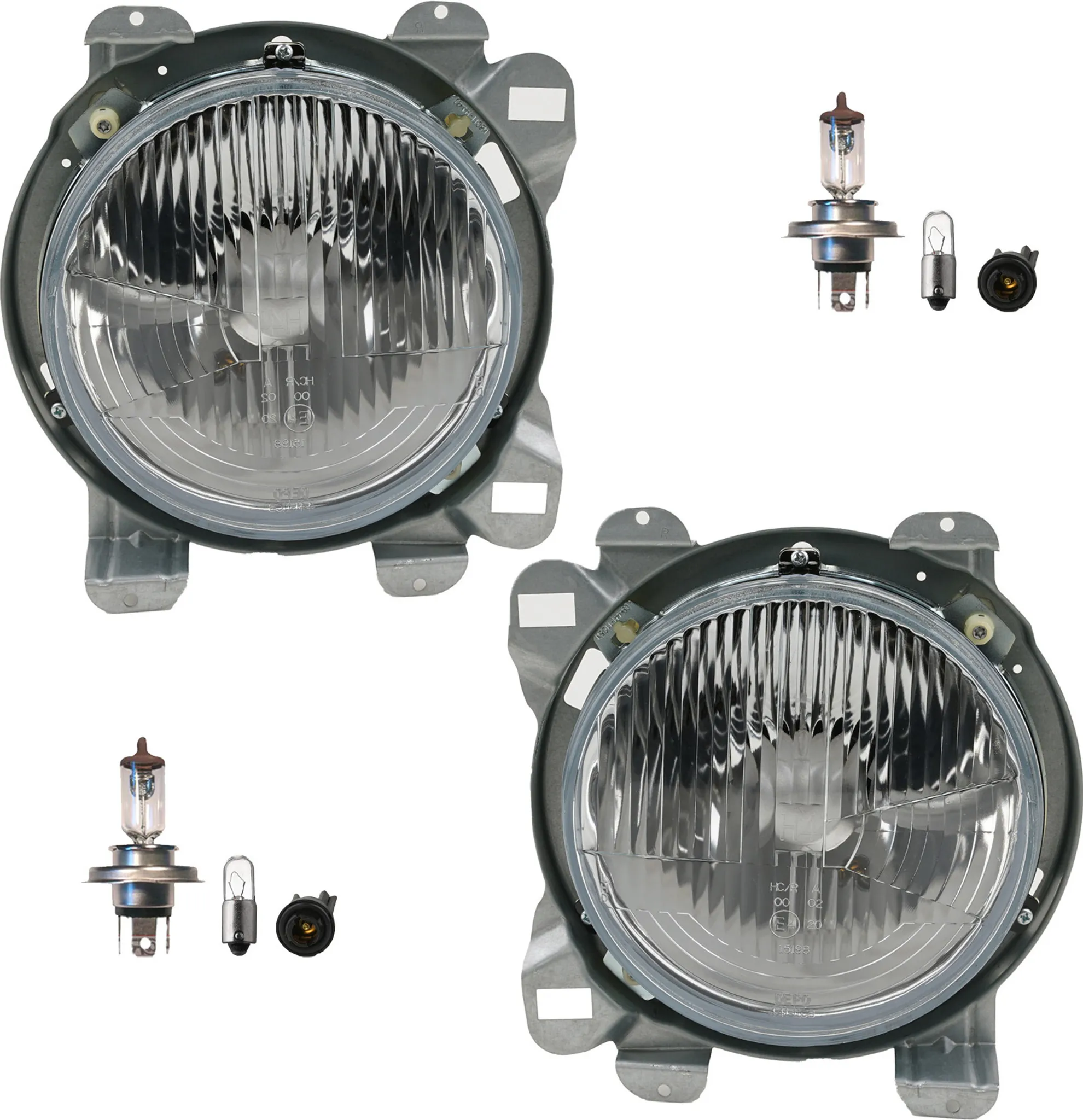 LED Scheinwerfer Set Für Mercedes W164 ML 2005-2007 Dynamische Blinker In Schwar