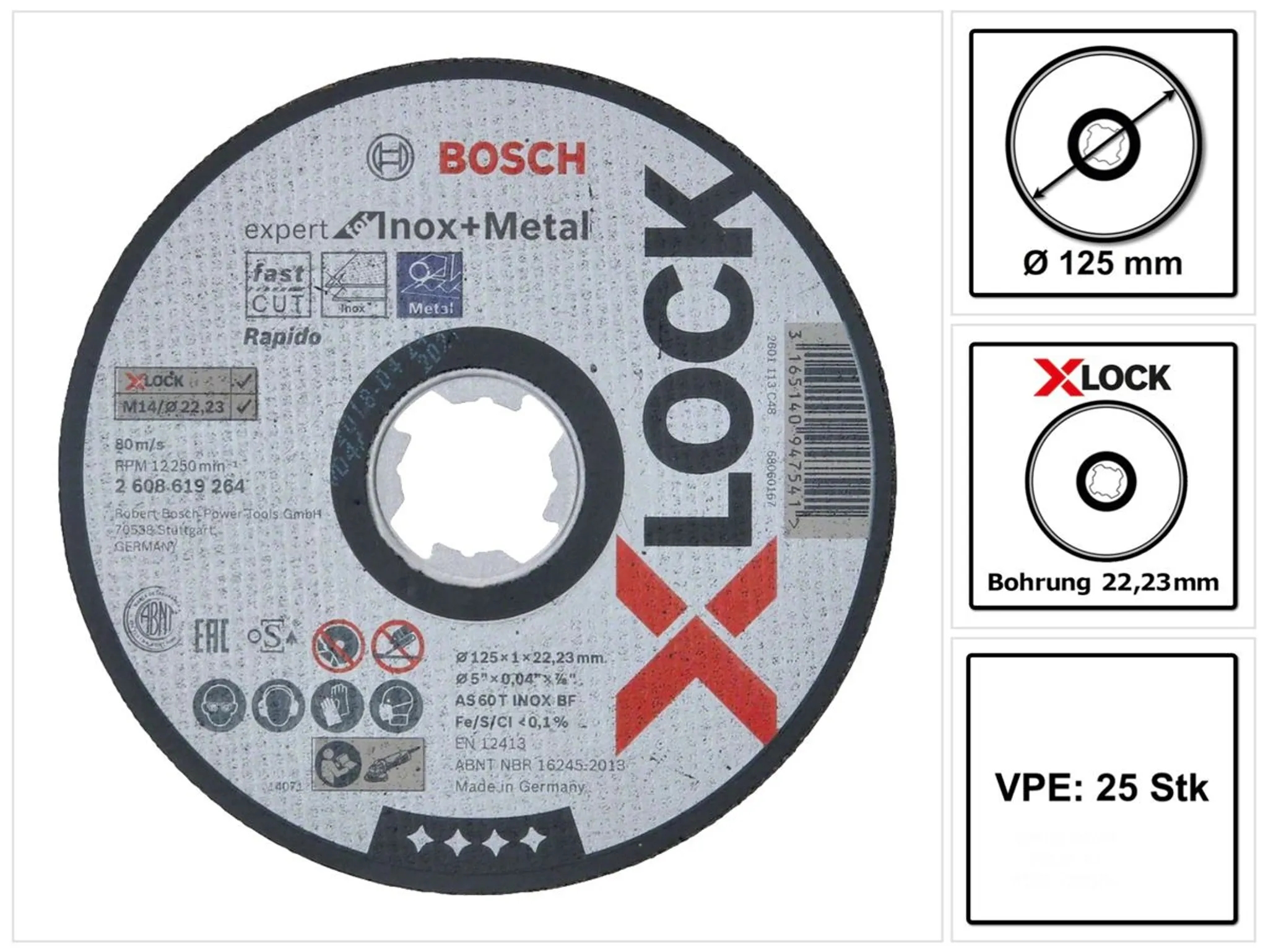 Expert Trennscheibe for & Inox Bosch Metal
