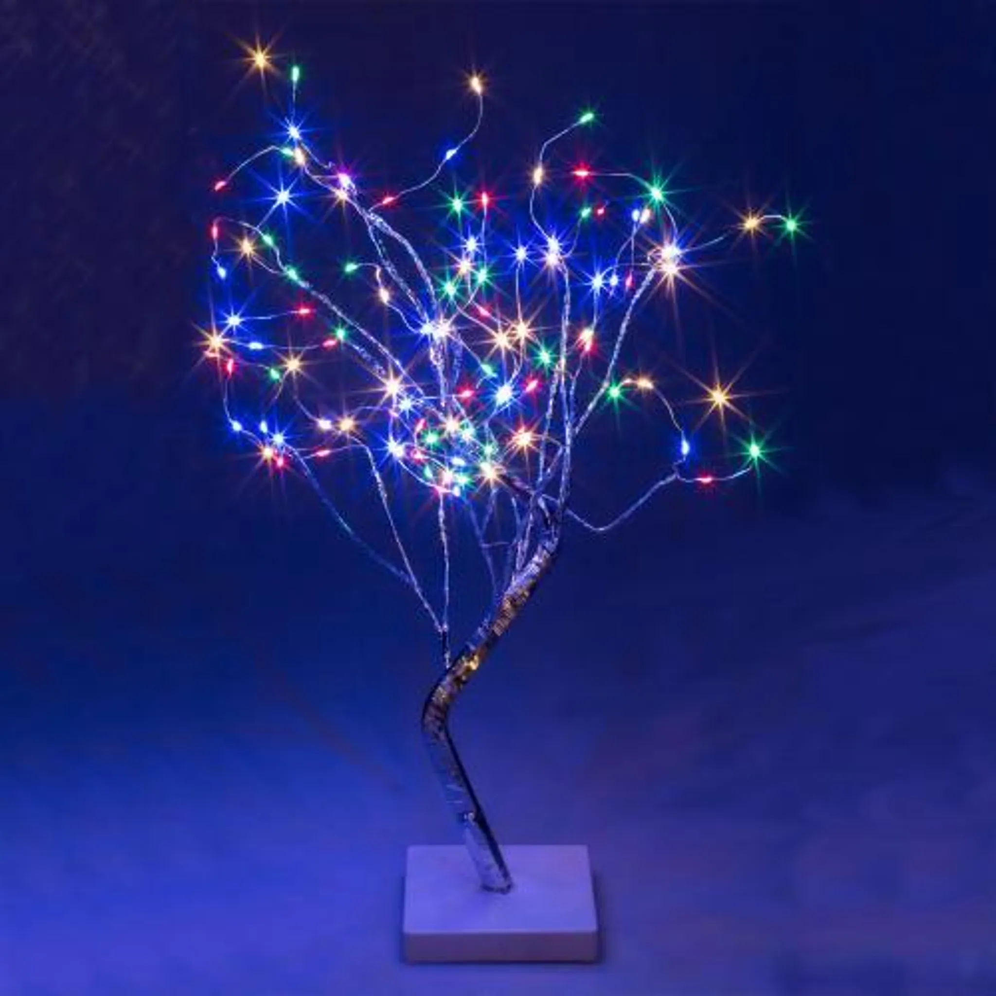 LED Tannenbaum Baum 3D batteriebetrieben 31 cmwarmweiß Innen, Dekoration, Dekoration, Wohnen