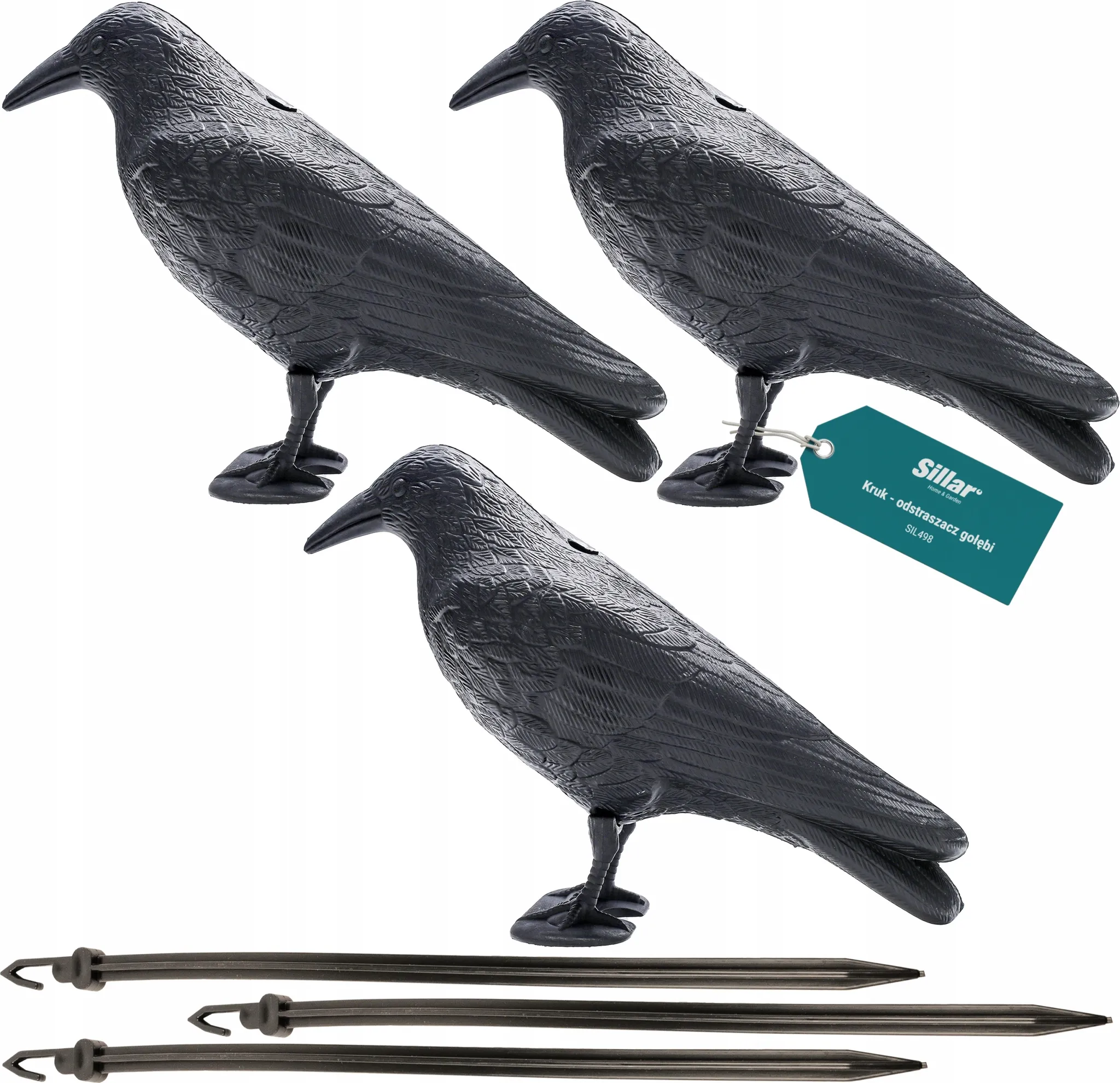 GMM Rabe Schwarz – Realistische Vogelscheuche 43  Produktbild-Vorschau 13