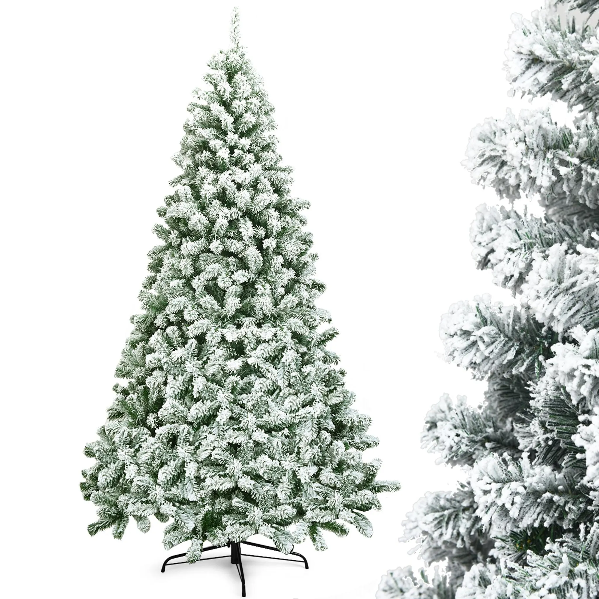 COSTWAY Künstlicher Weihnachtsbaum 225cm, Tannenbaum mit