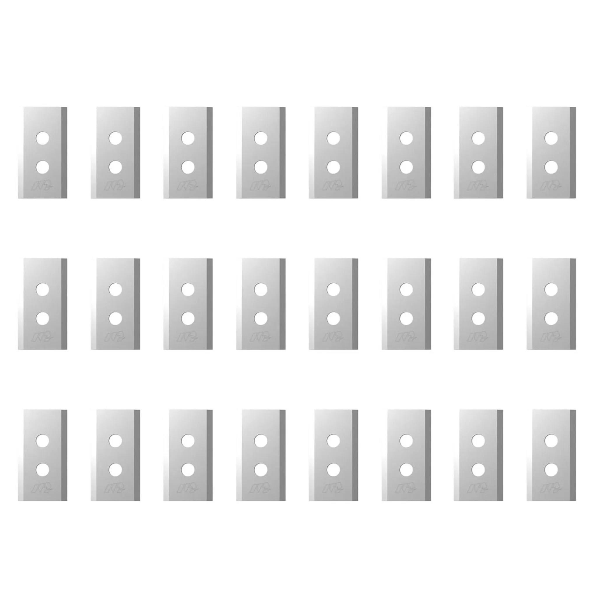 Set Di 40 Lame Per Robot Tosaerba Mammotion Luba – Rivestite In Titanio Nero, Doppio Foro, Con Viti – 5 Set Da 8 Lame
