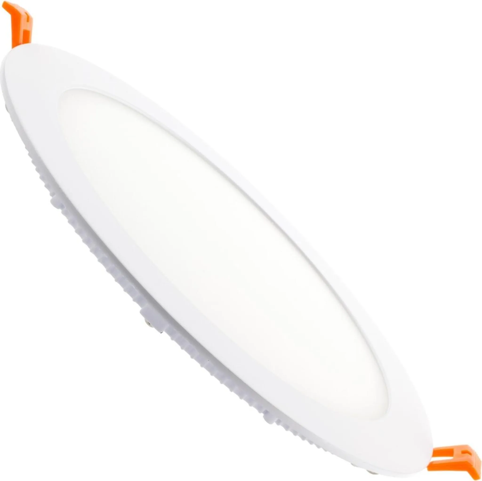 LEDKIA LED Deckenleuchte Rund 18W – Silber, Ø22 Cm, 3000K Warmweiß – Energiesparend & Hohe Helligkeit