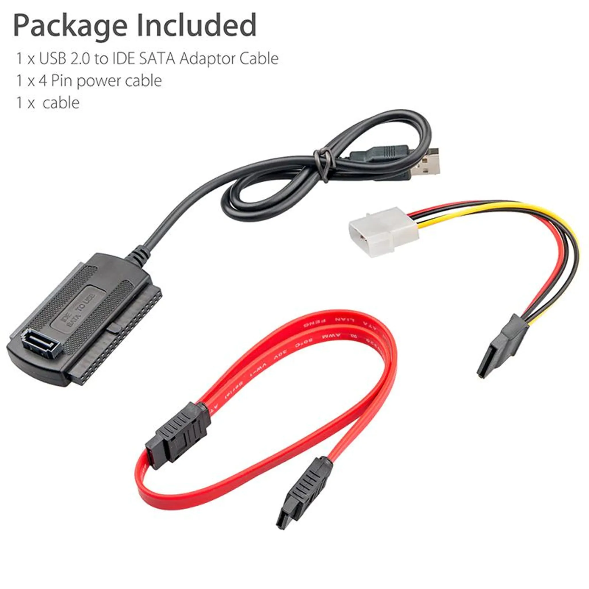 LogiLink USB 2.0 - SATA und IDE Adapterkabel, Länge: 1,2 m